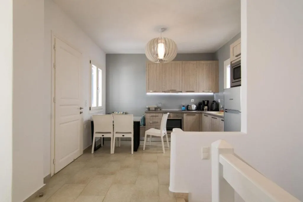 Kitchen or kitchenette in Apricot and Sea Luxury Villas