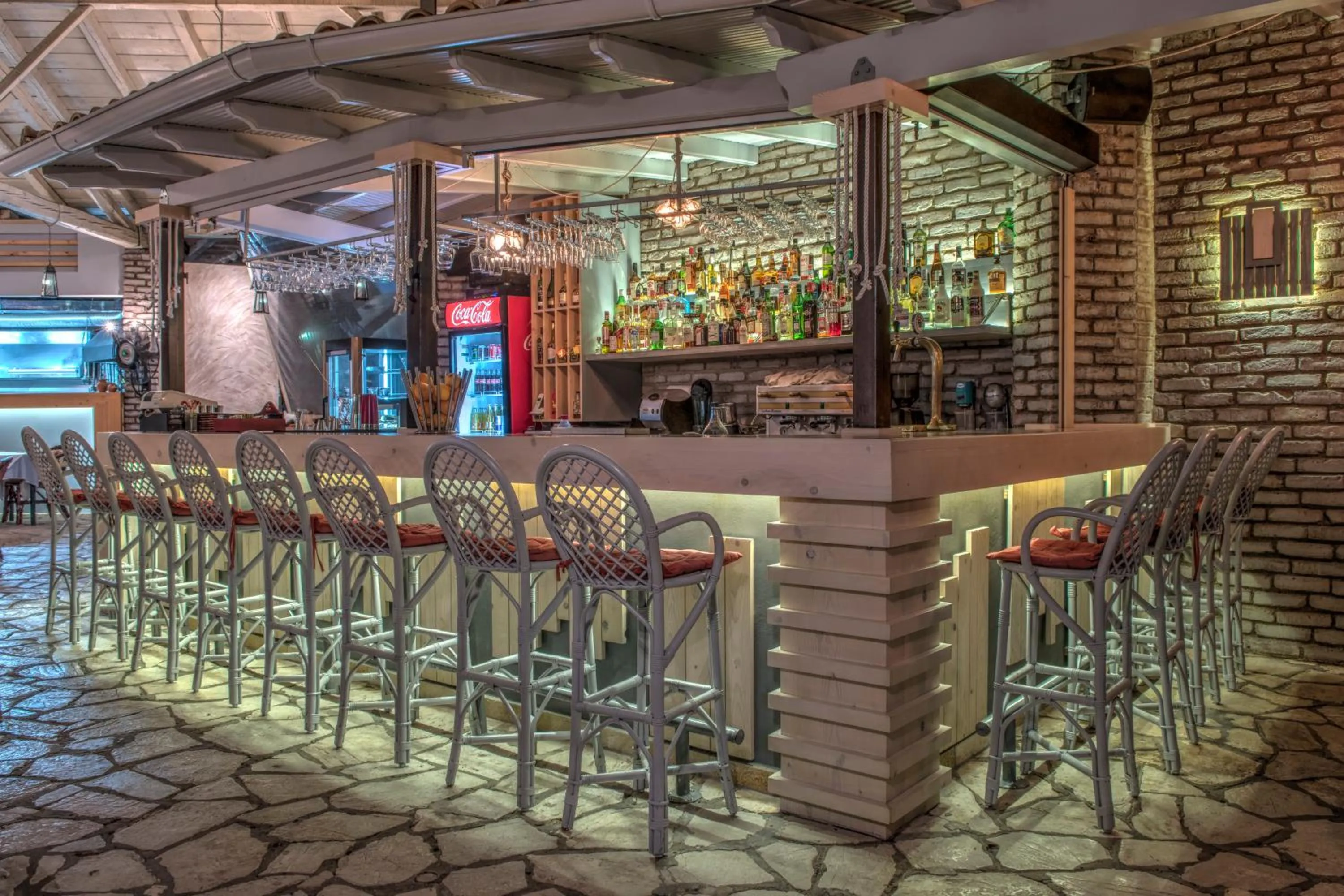 Lounge or bar in Iliada Beach Hotel