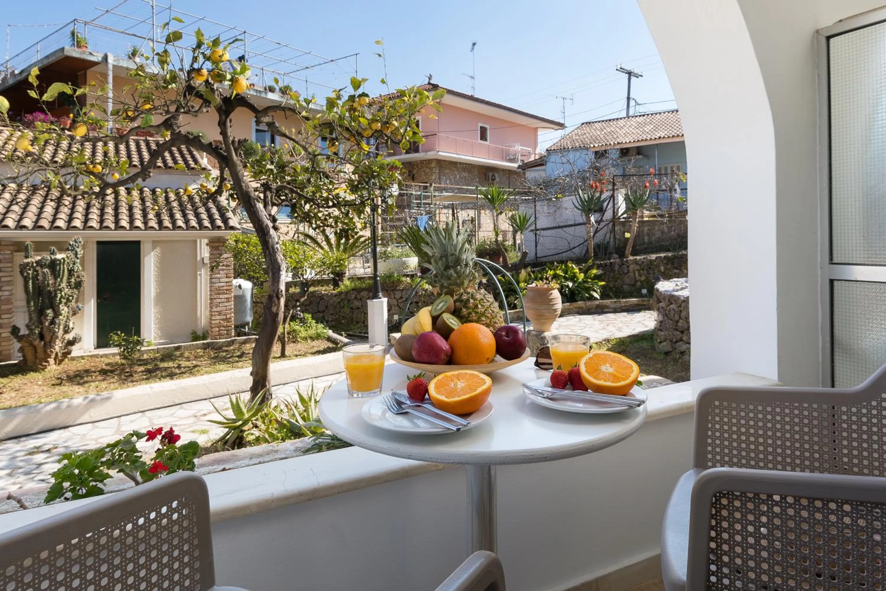 Balcony/Terrace in Iliada Beach Hotel