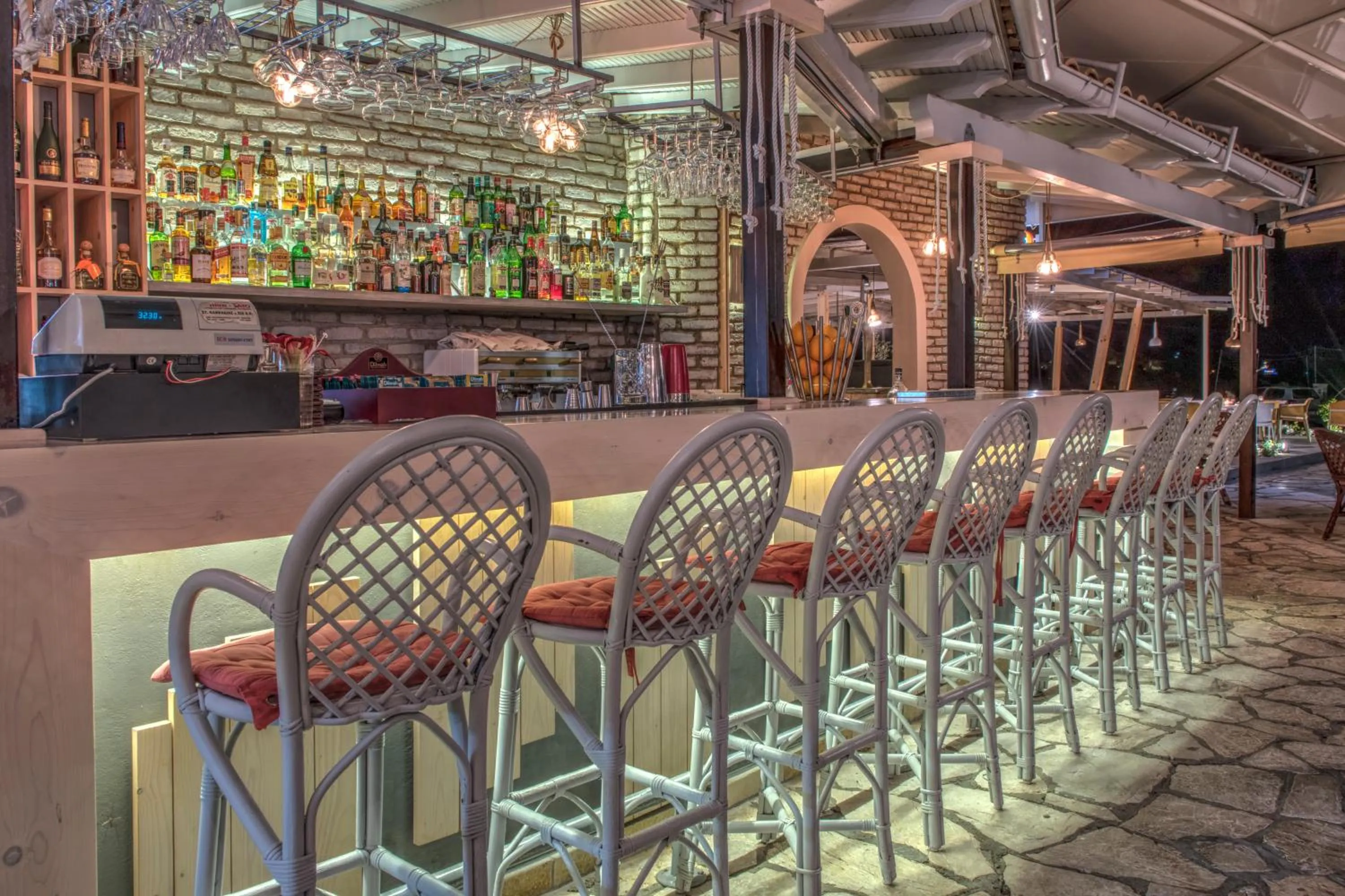 Lounge or bar in Iliada Beach Hotel