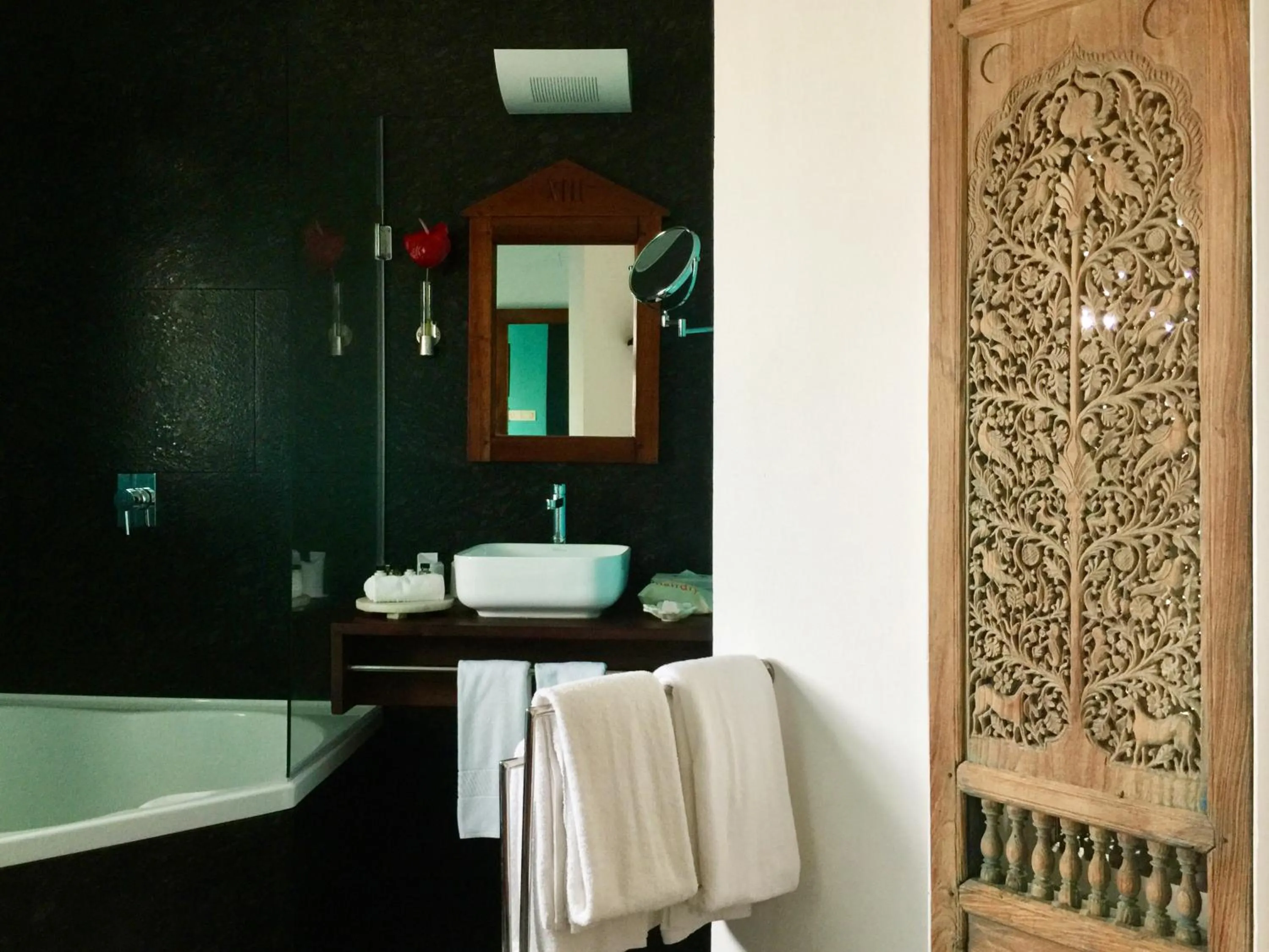 Shower in Malabar House