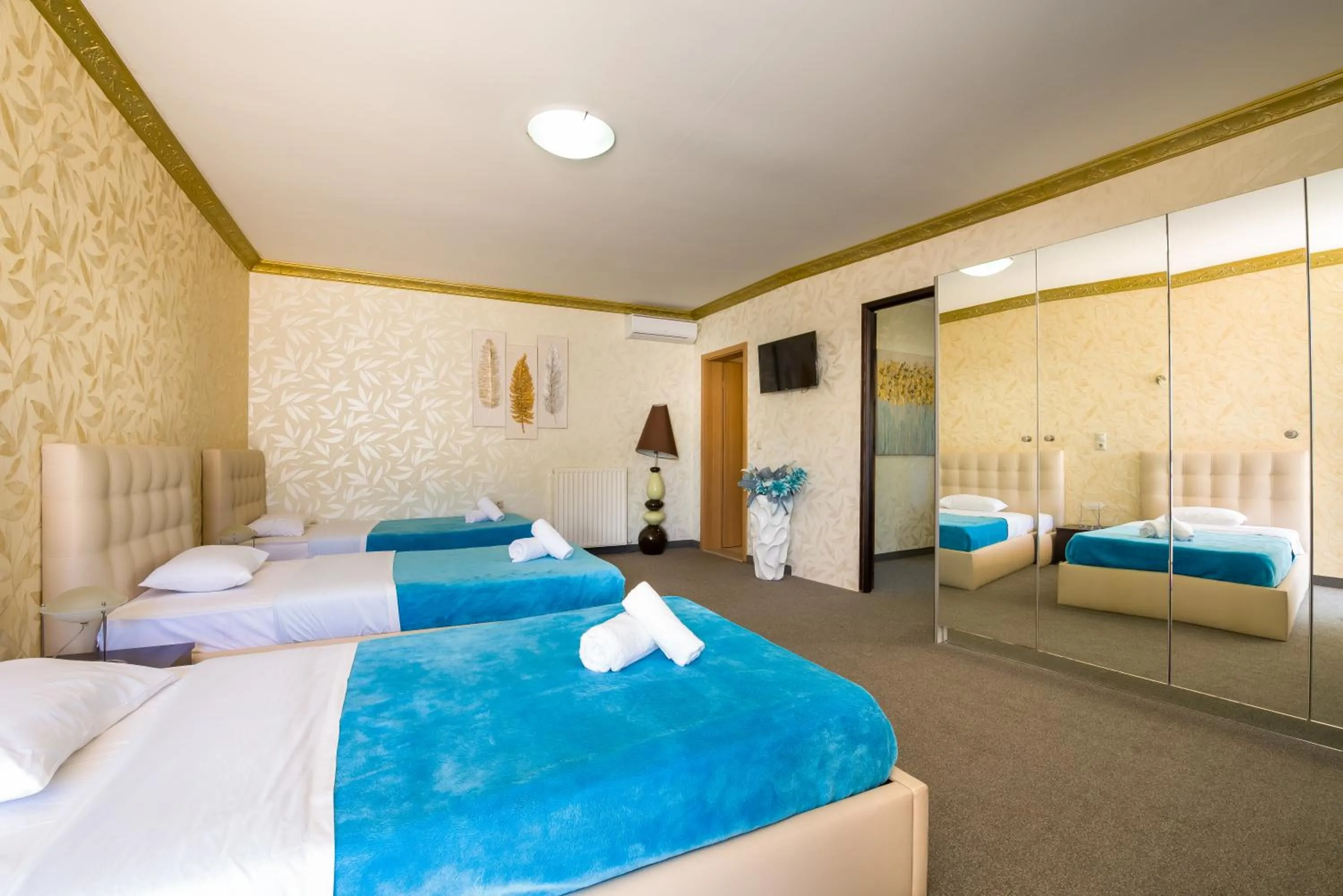 Bedroom, Bed in Paradice Hotel Luxury Suites-Near zorbas Beach-FREE Breakfast