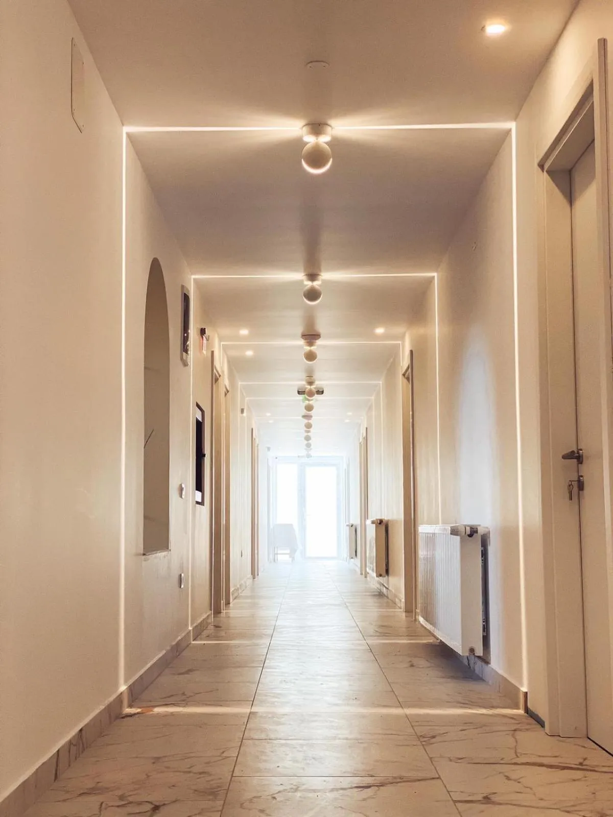 Lobby or reception in Hotel Corina