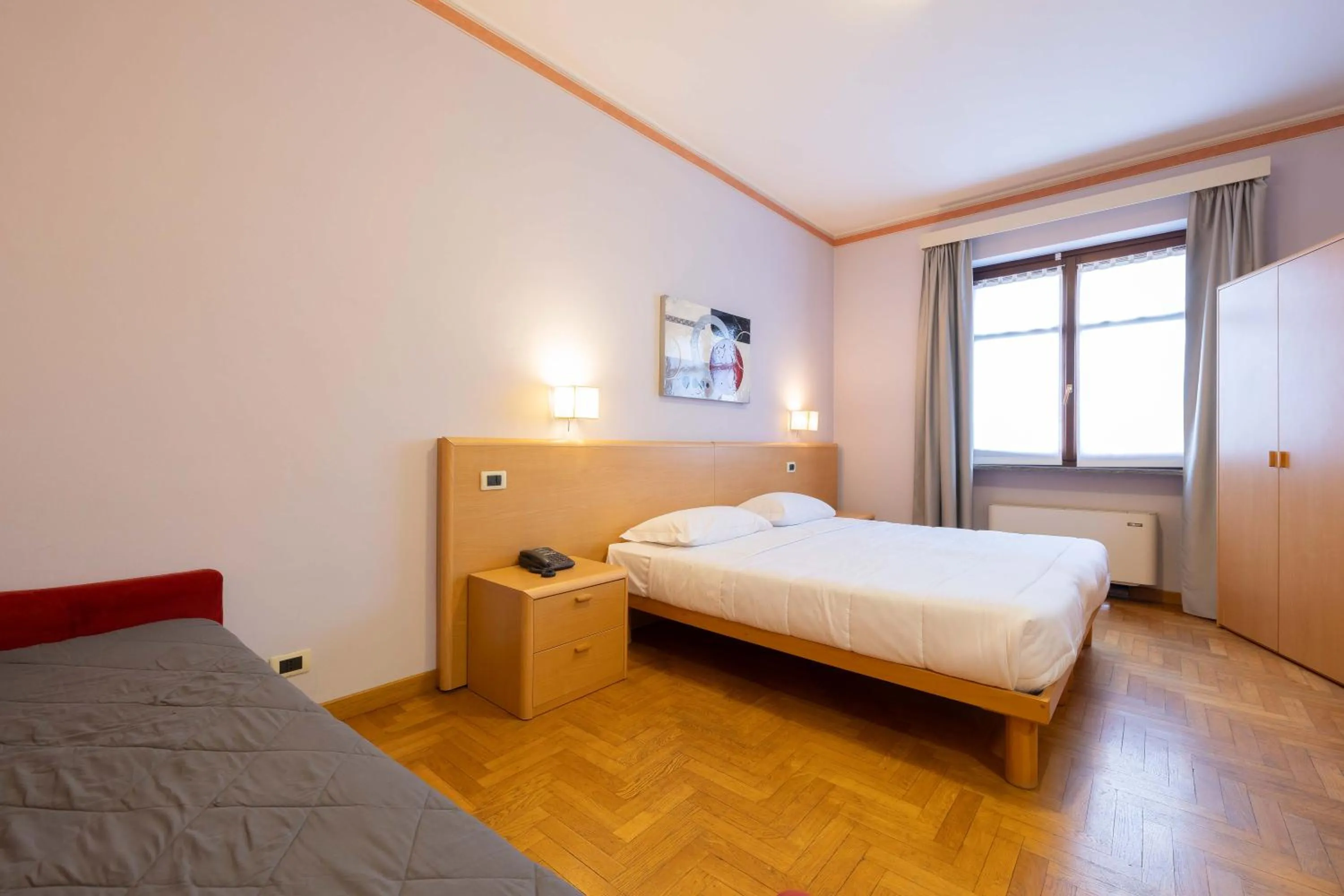 Bed in Hotel La Fertè