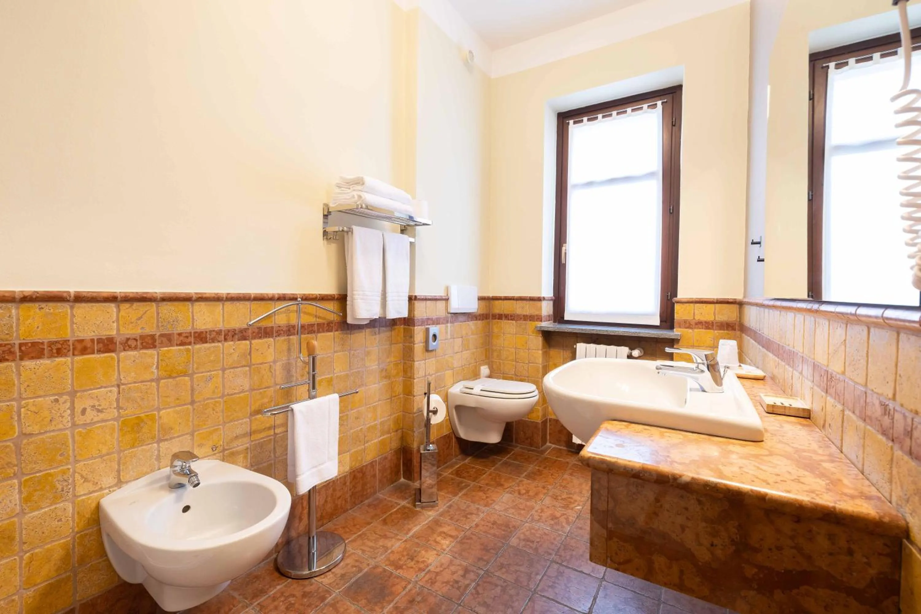 Toilet in Hotel La Fertè