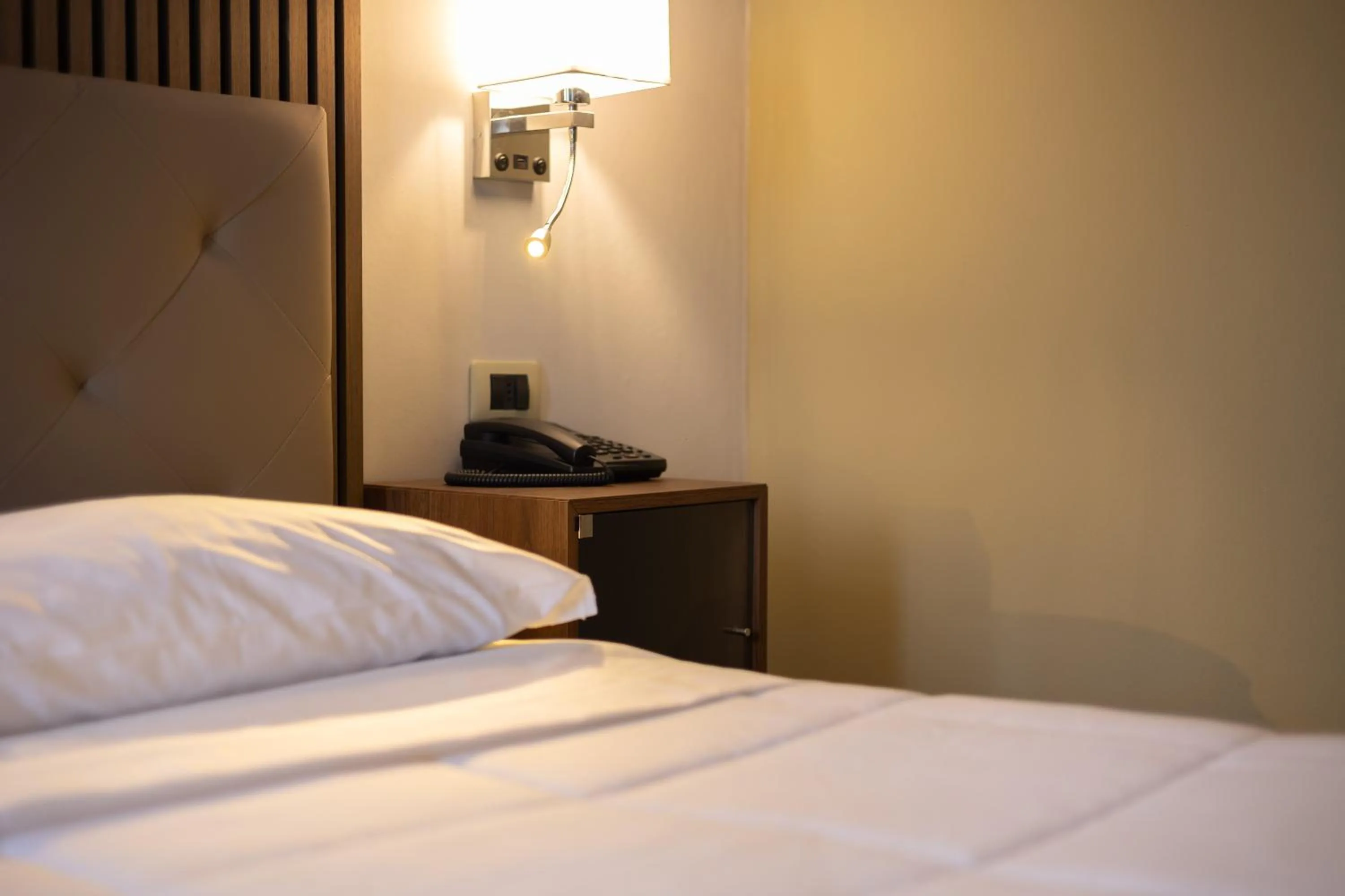 Bed in Hotel La Fertè