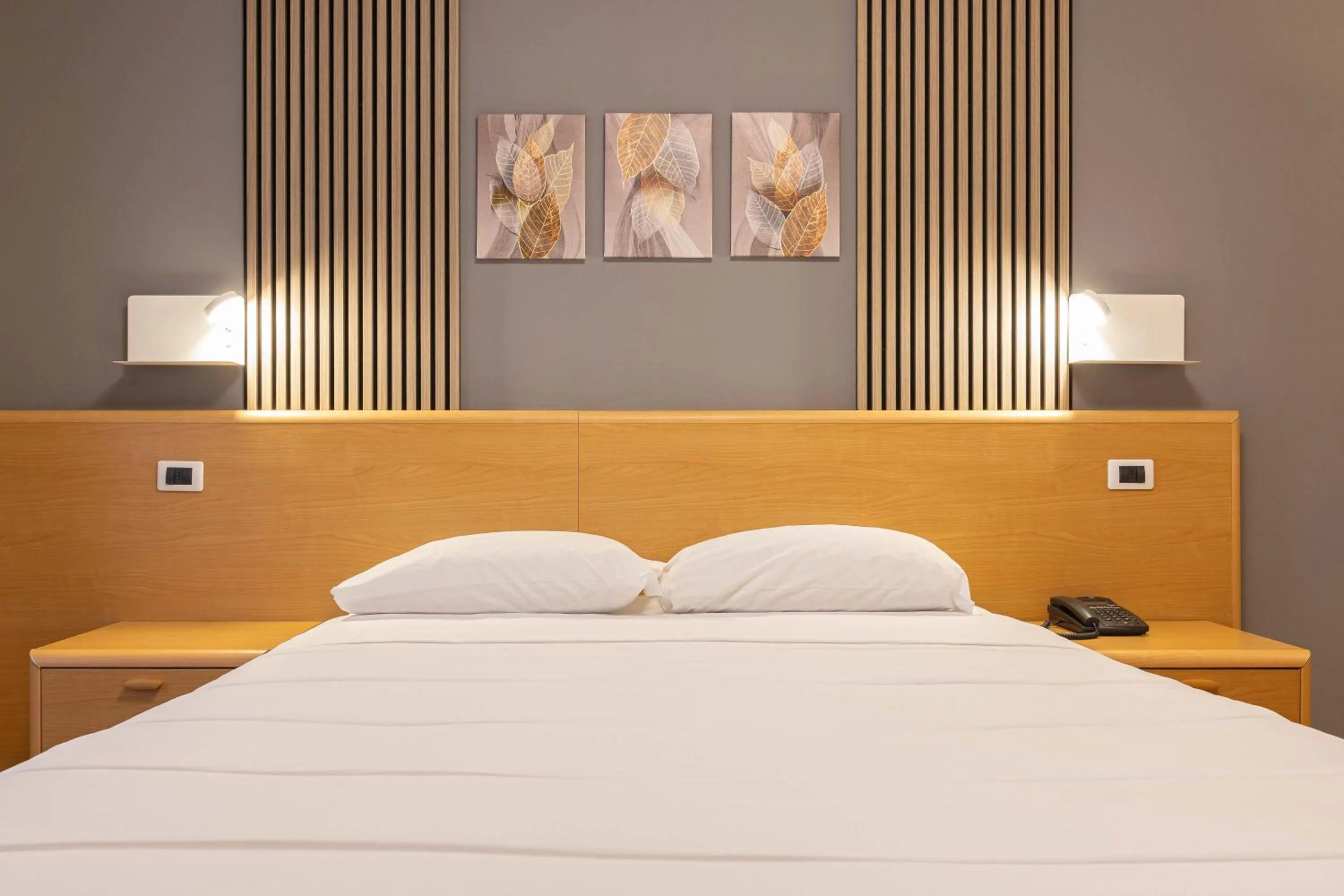 Bed in Hotel La Fertè