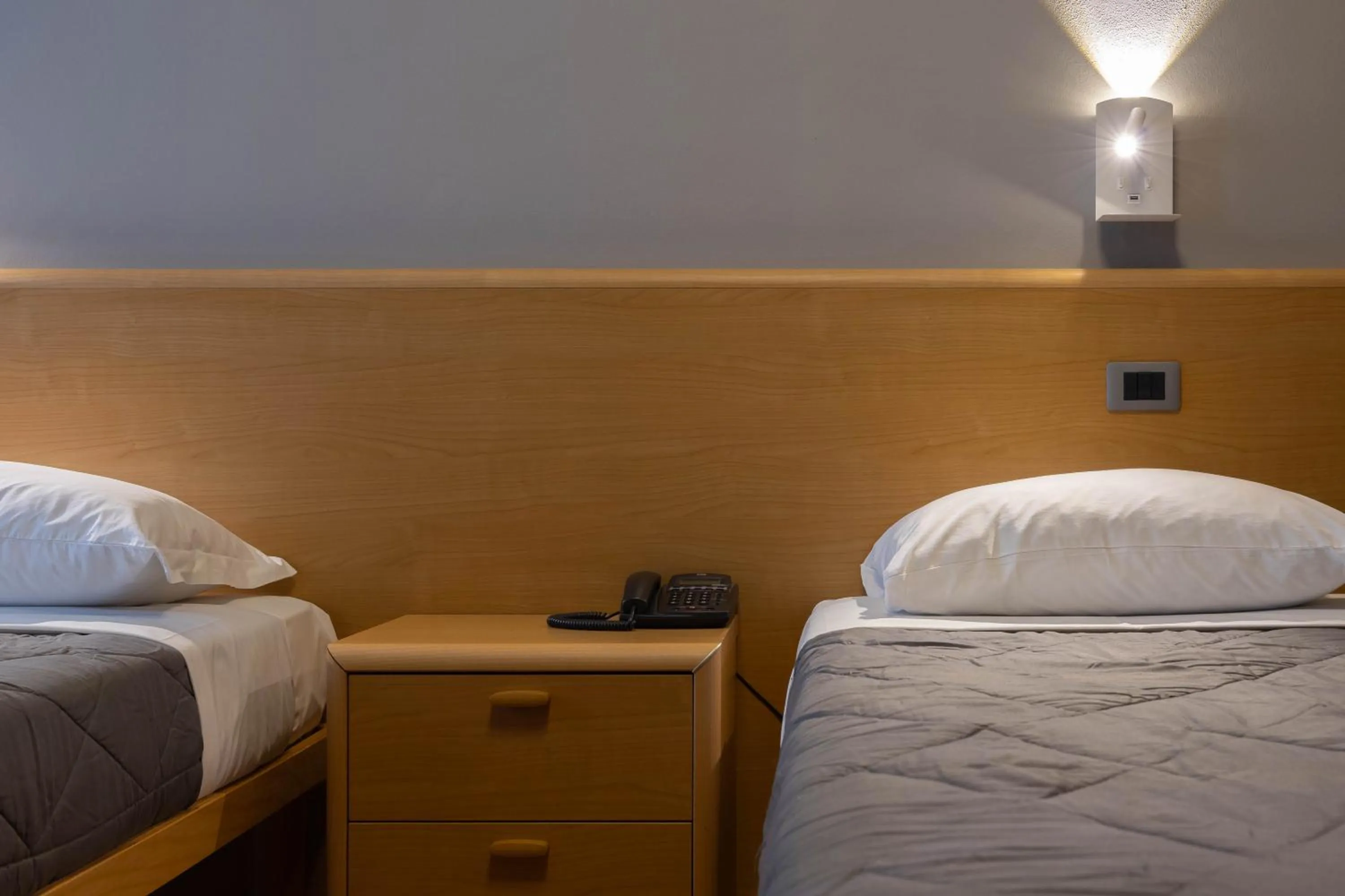 Bed in Hotel La Fertè