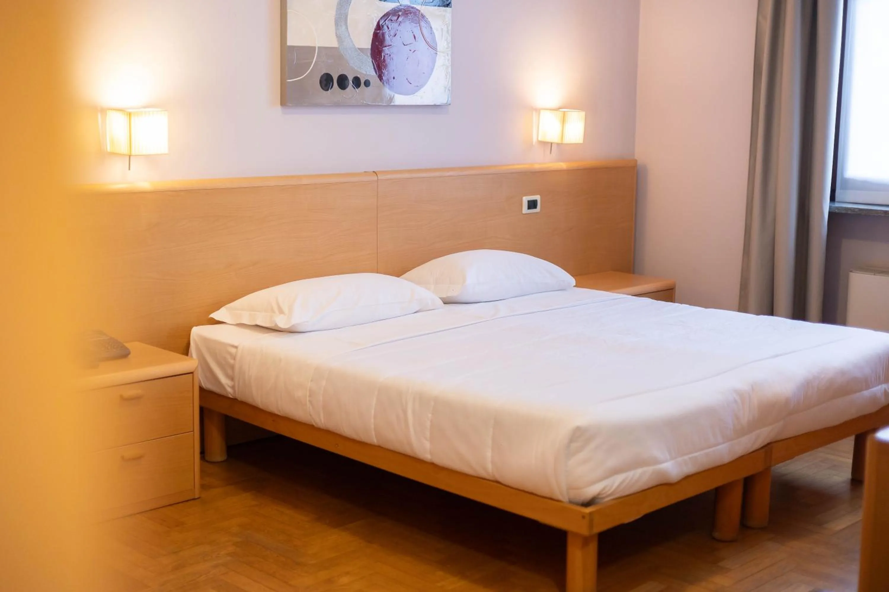 Bed in Hotel La Fertè