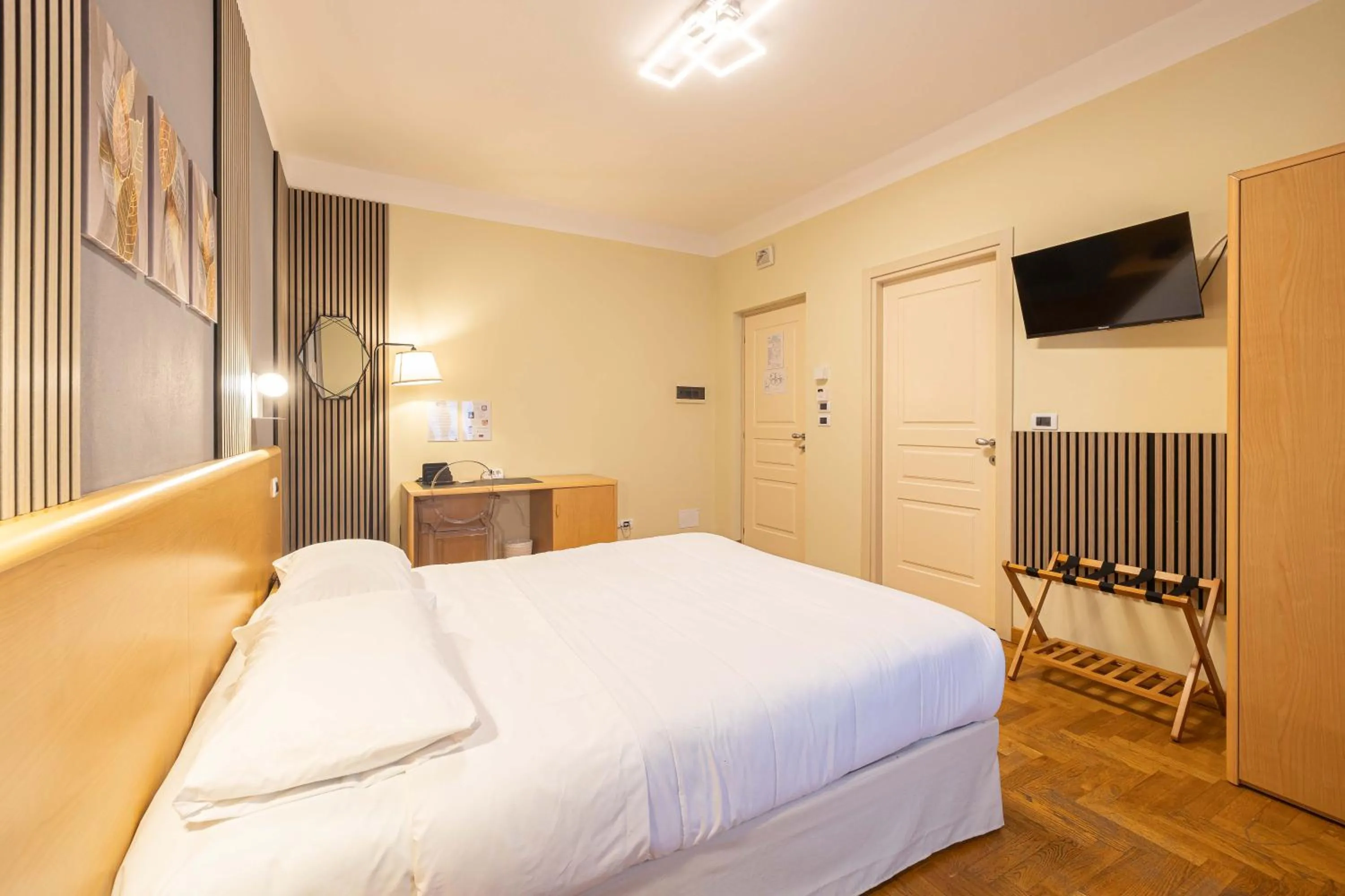 Bed in Hotel La Fertè