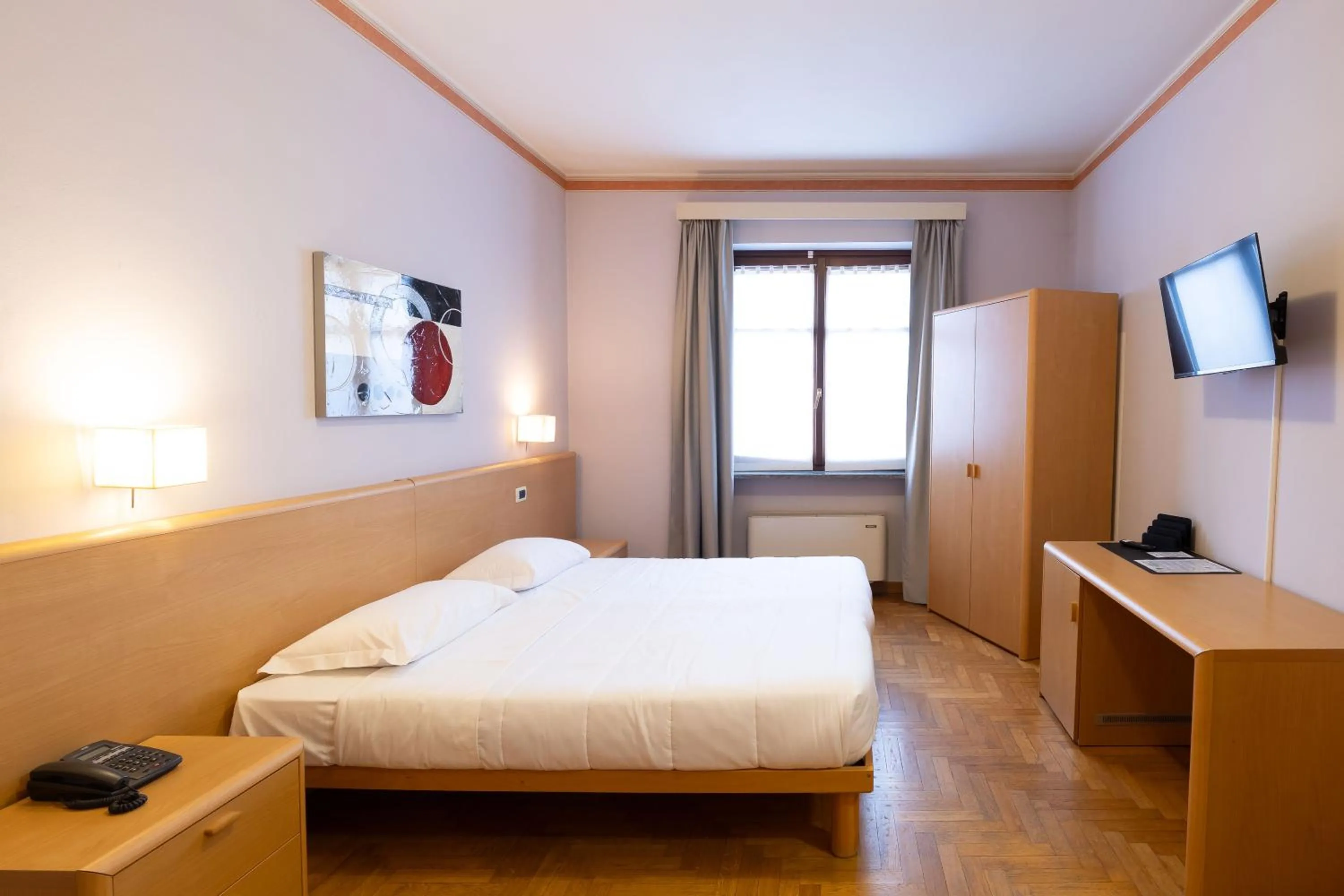 Bed in Hotel La Fertè