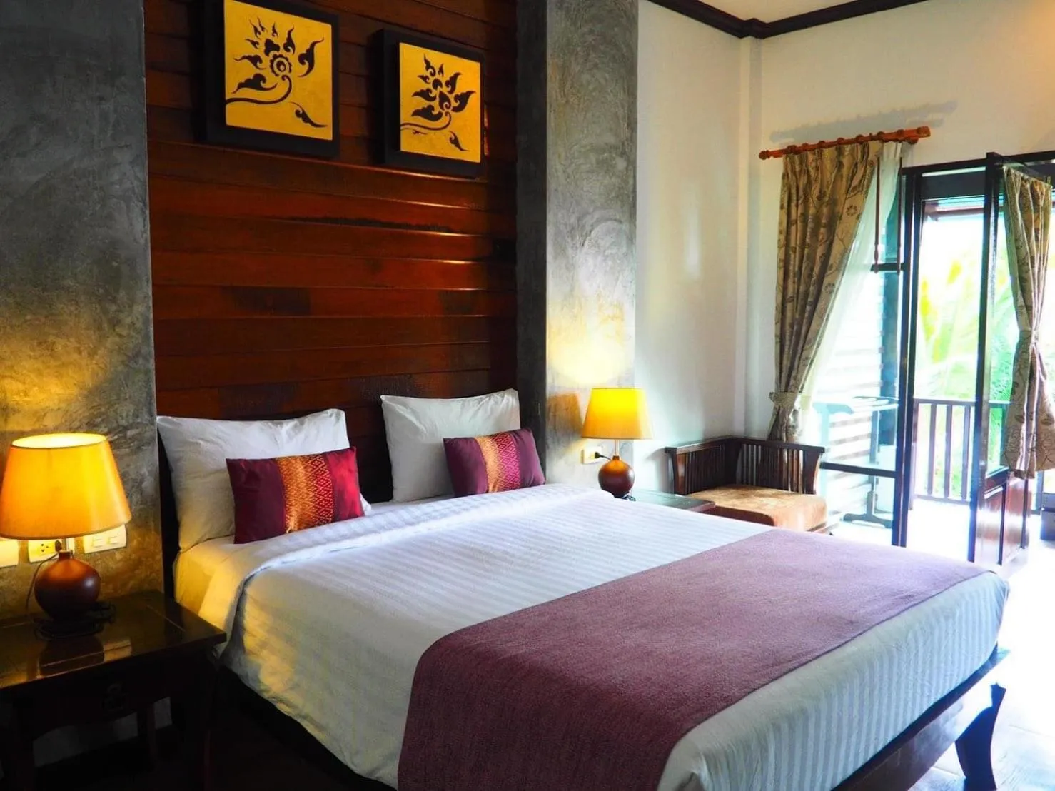 Bed in Seashell Resort Koh Tao-SHA Plus