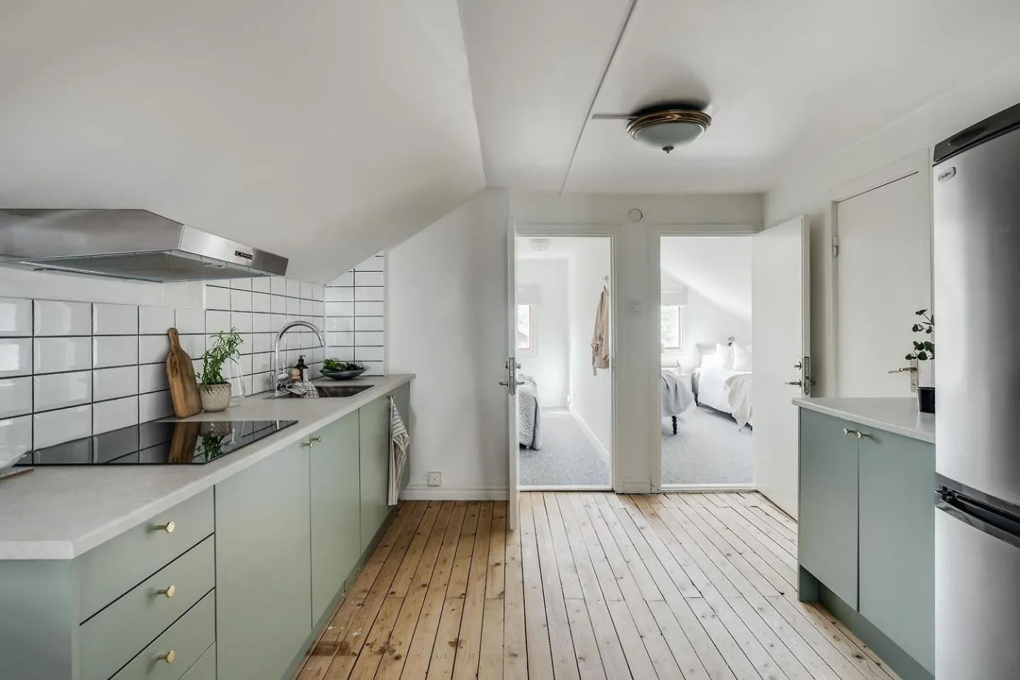 Kitchen or kitchenette in Pensionat Enehall