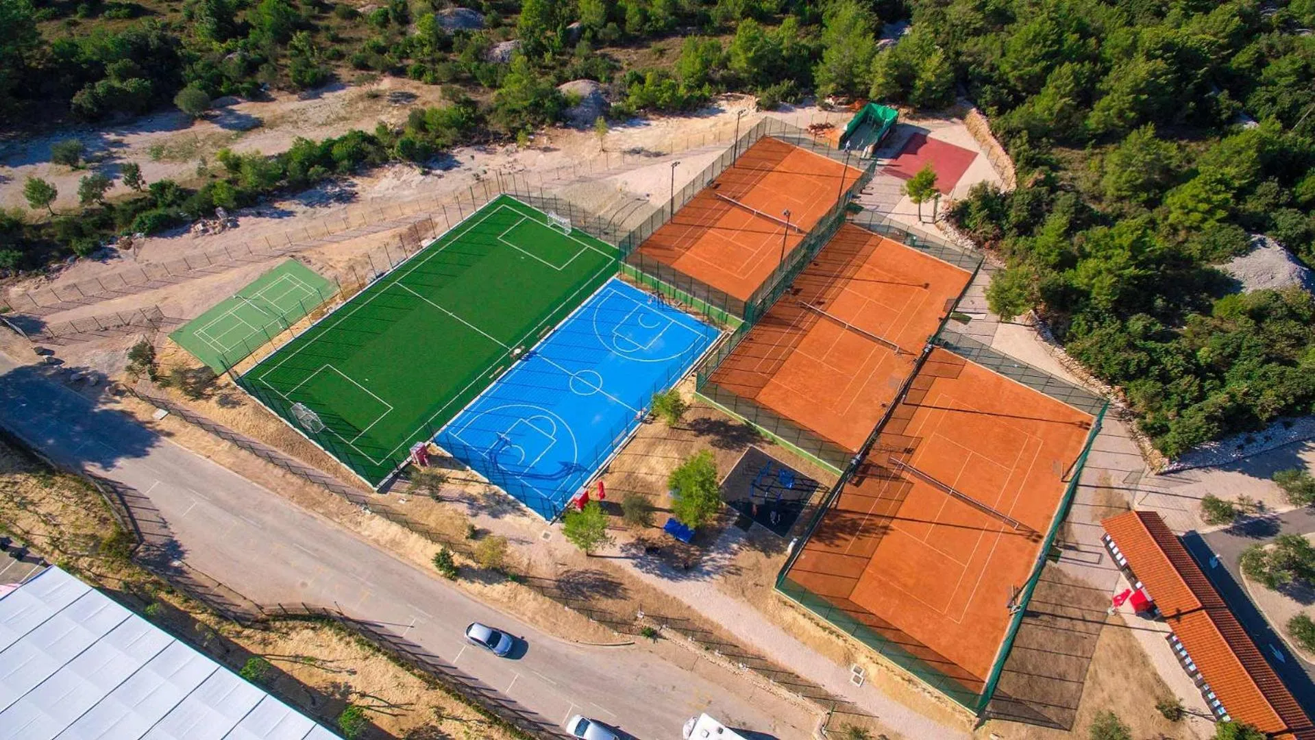 Tennis court in Amadria Park Kids Hotel Andrija