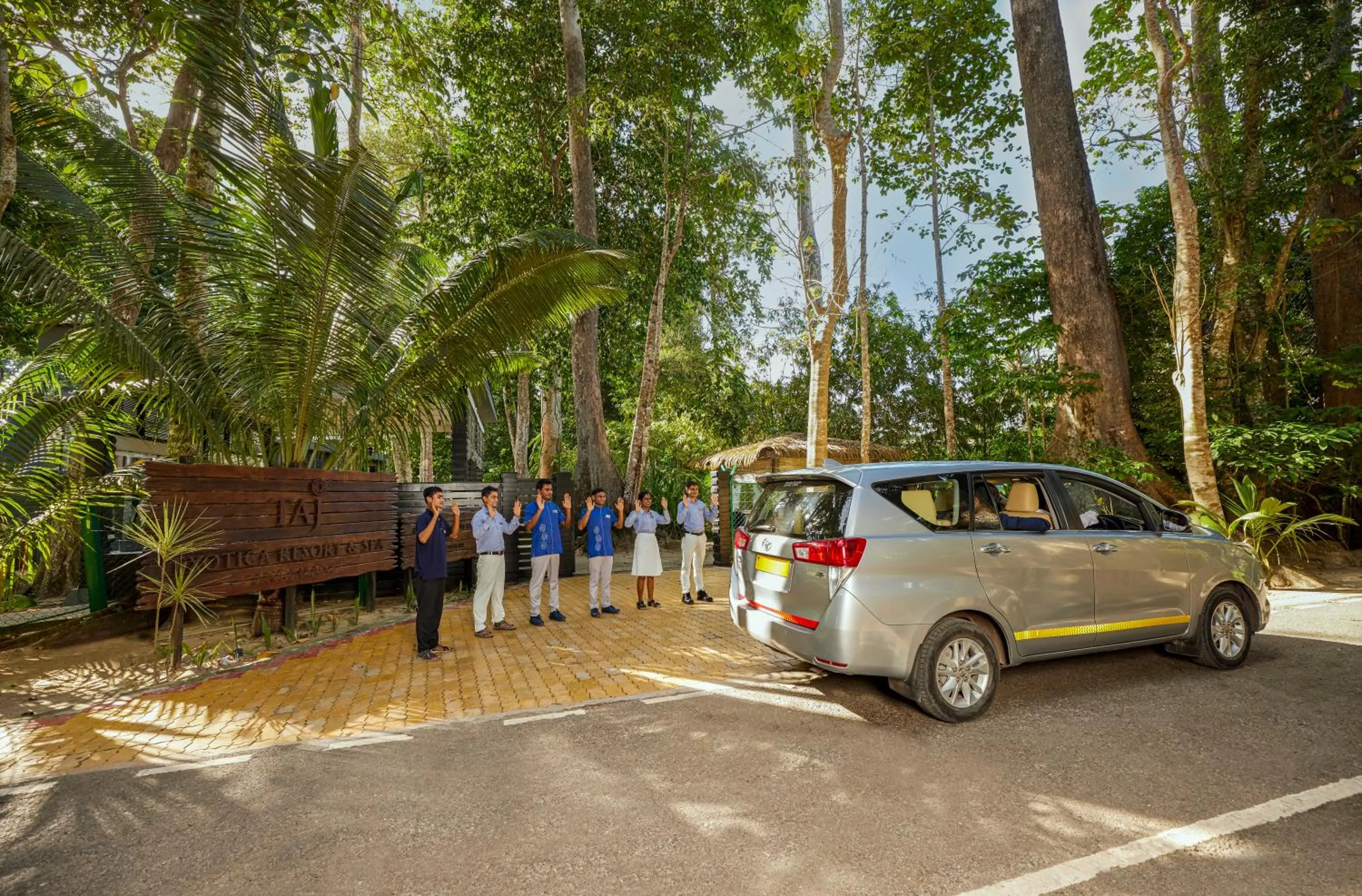 Natural landscape in Taj Exotica Resort & Spa, Andamans