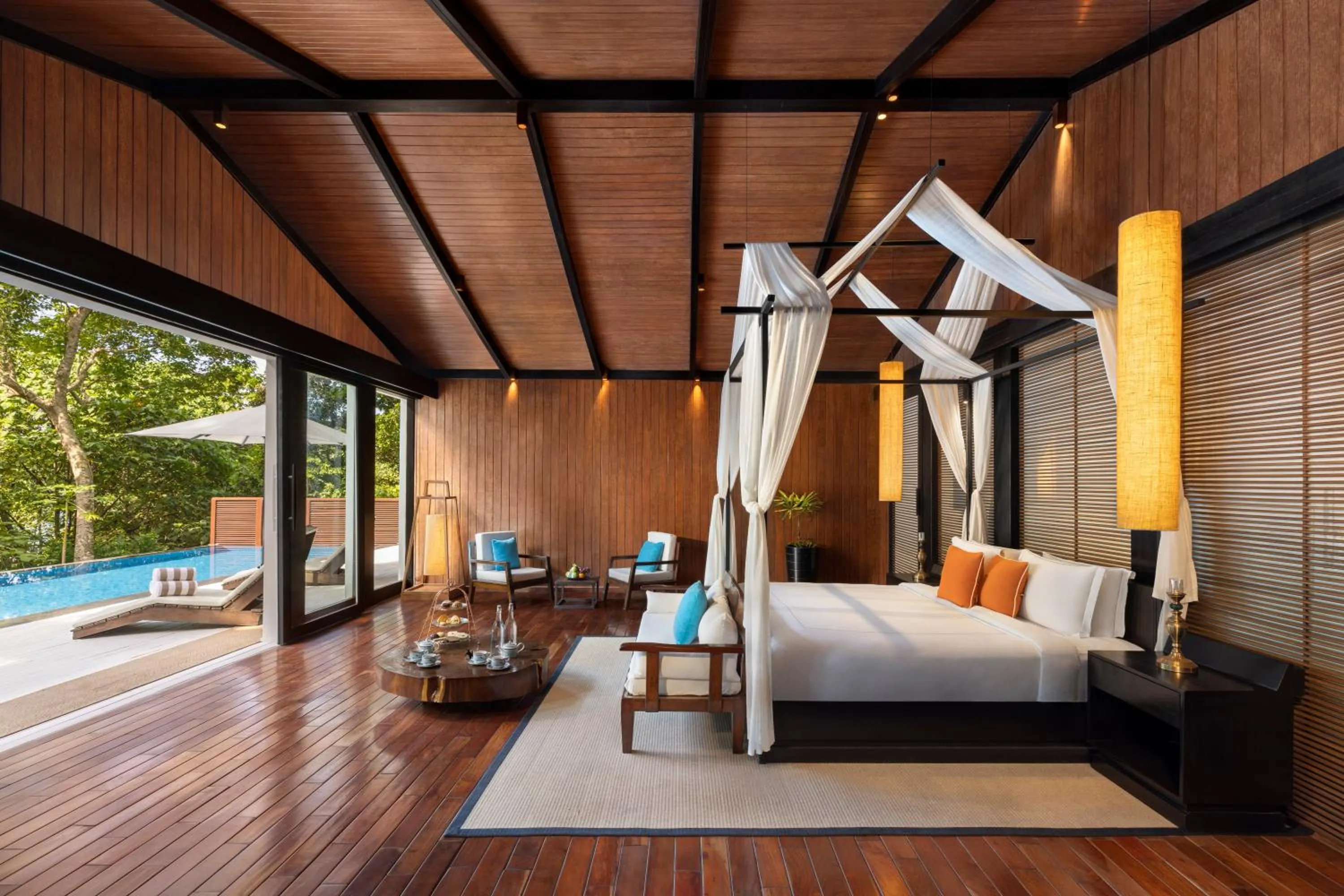 Patio, Bed in Taj Exotica Resort & Spa, Andamans