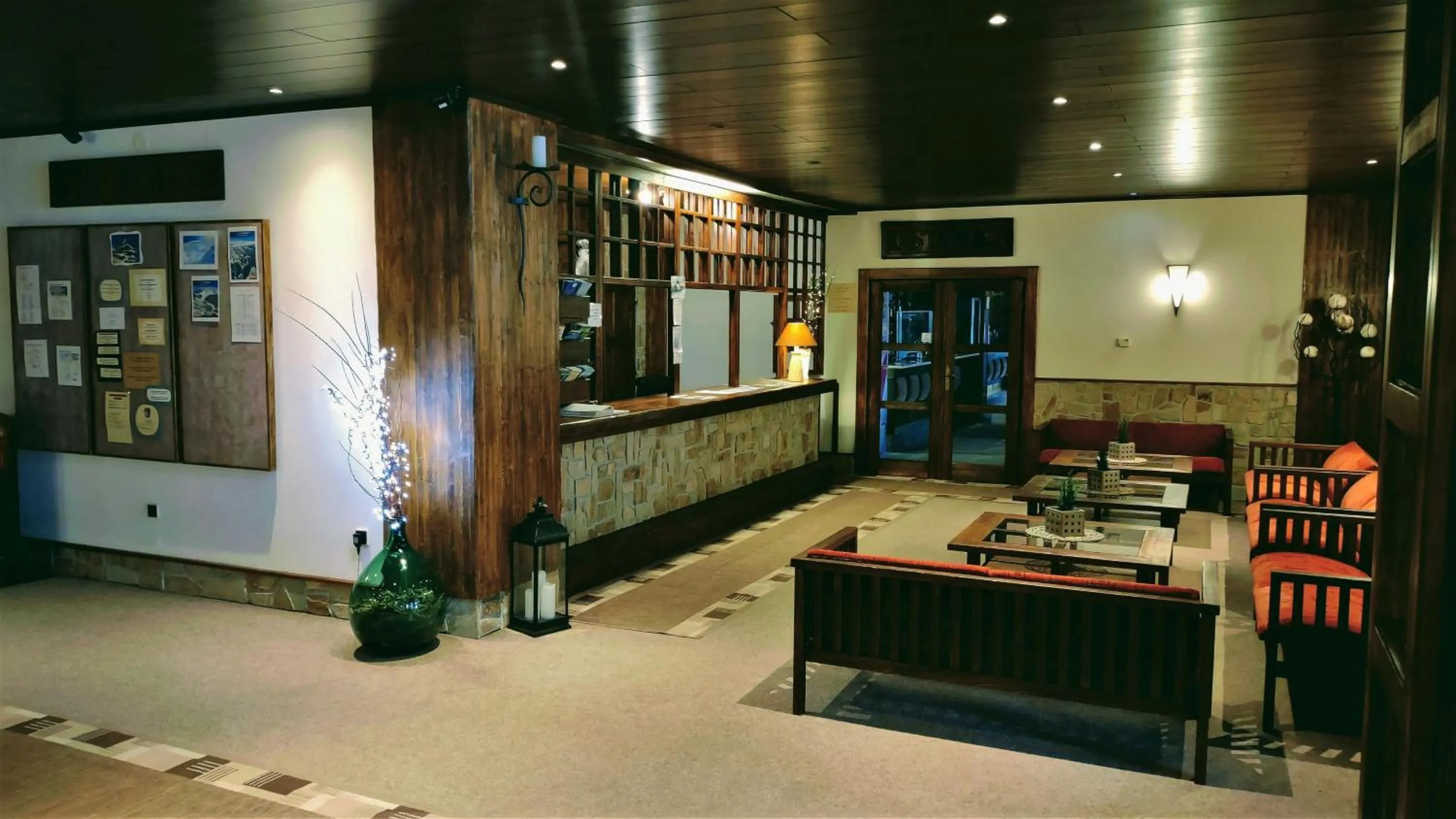 Lobby or reception in Sporthotel Bohemia