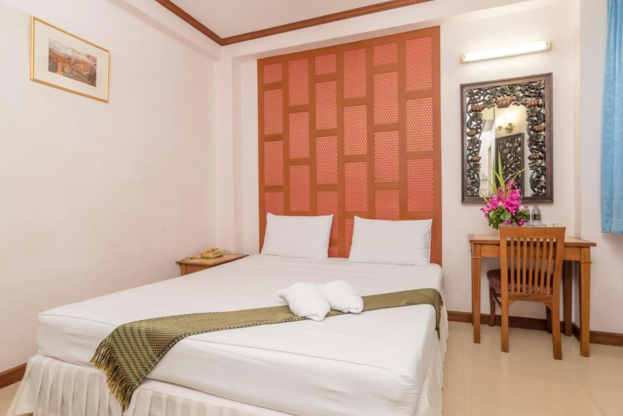 Bed in New Siam III Guest House