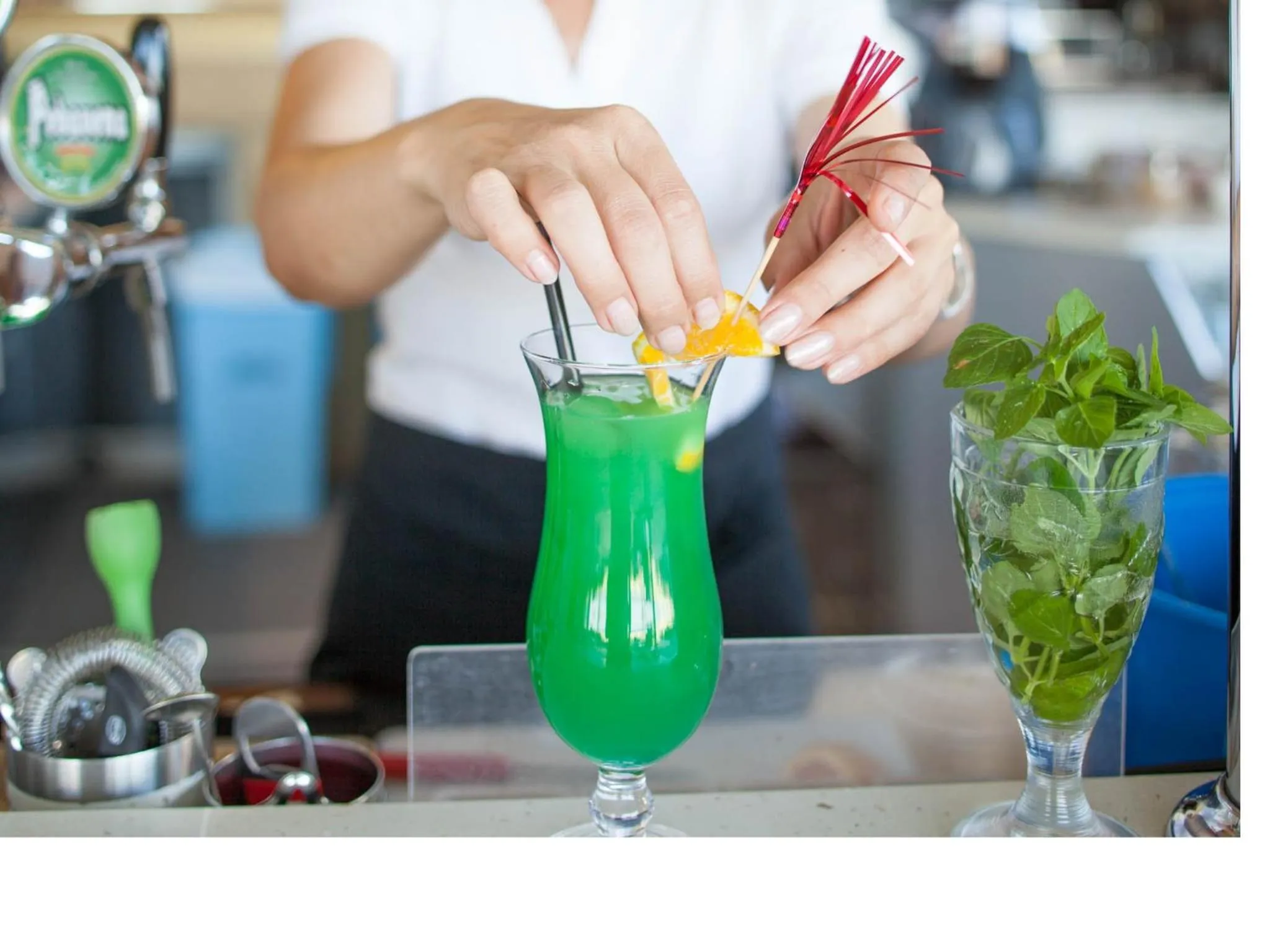 Alcoholic drinks in Hotel Columbia & Ninfea