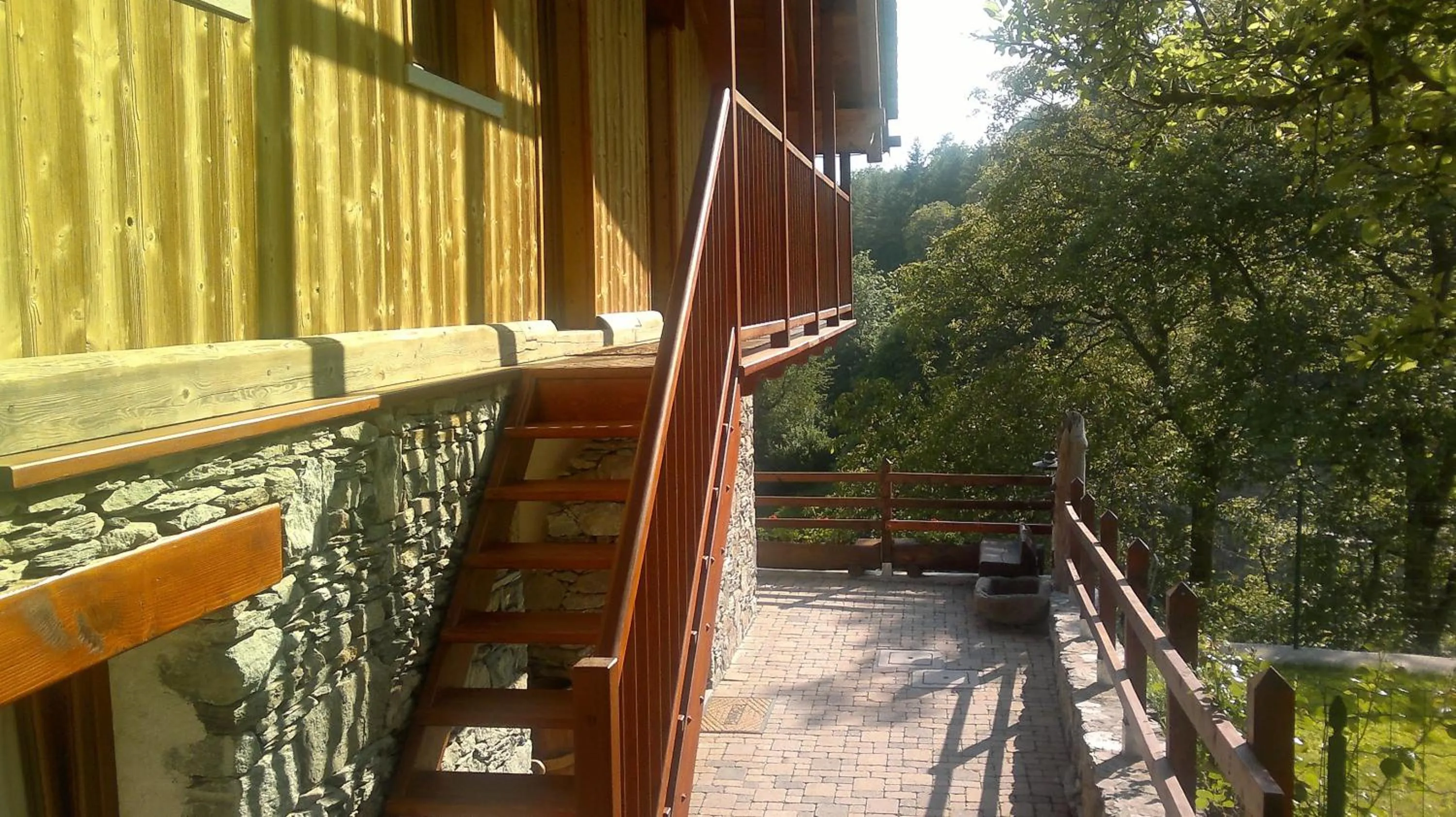 Balcony/Terrace in Eco Chalet Maison Dominique