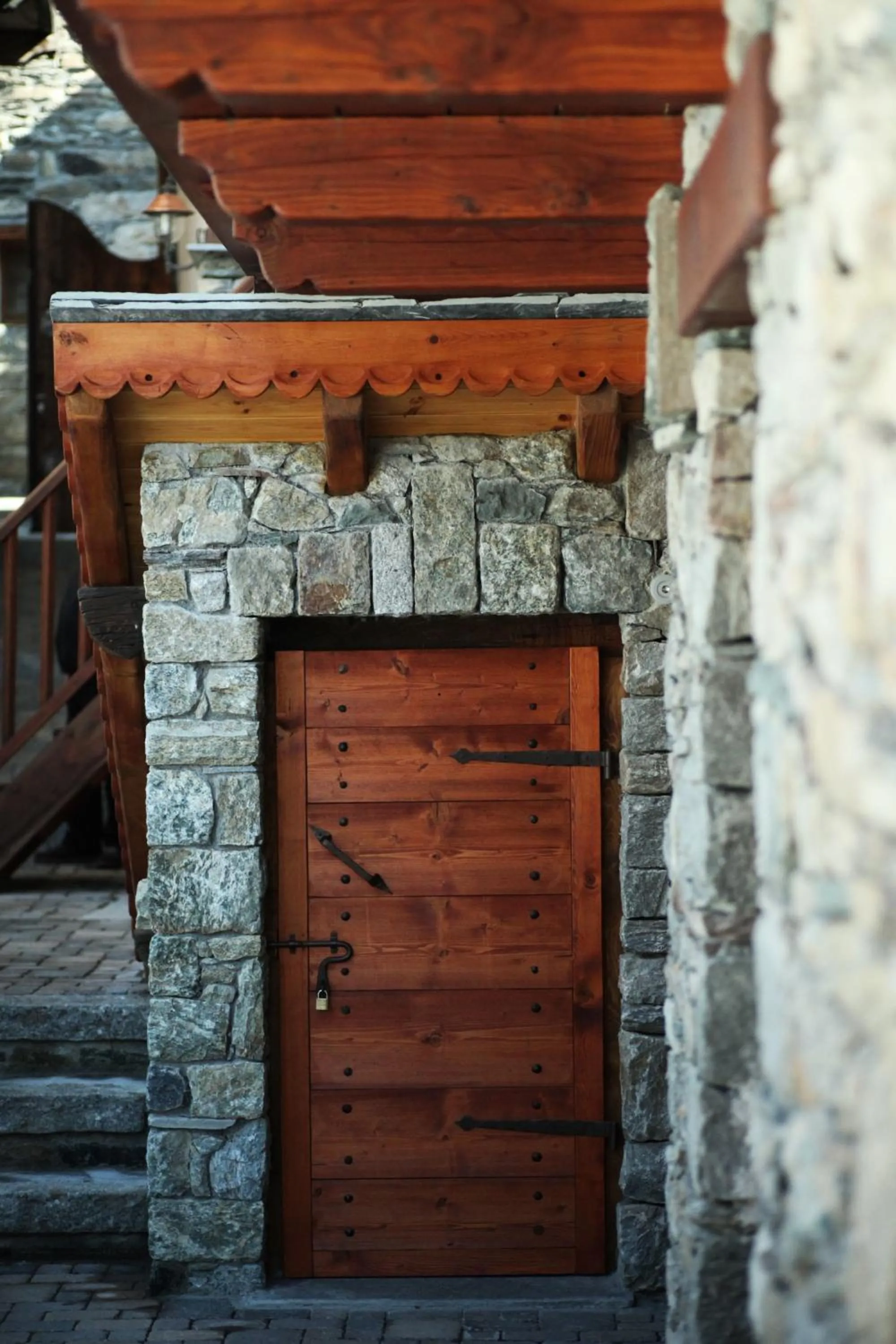 Decorative detail in Eco Chalet Maison Dominique