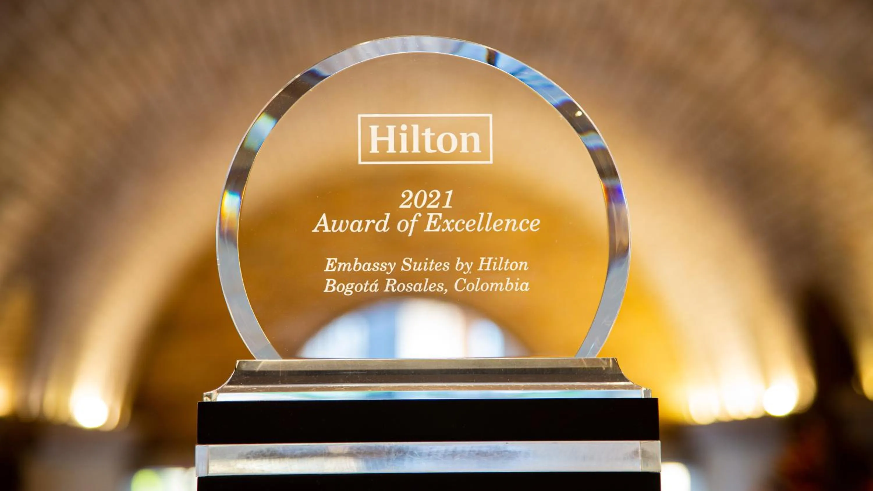 Certificate/Award in Embassy Suites by Hilton Bogotá - Rosales