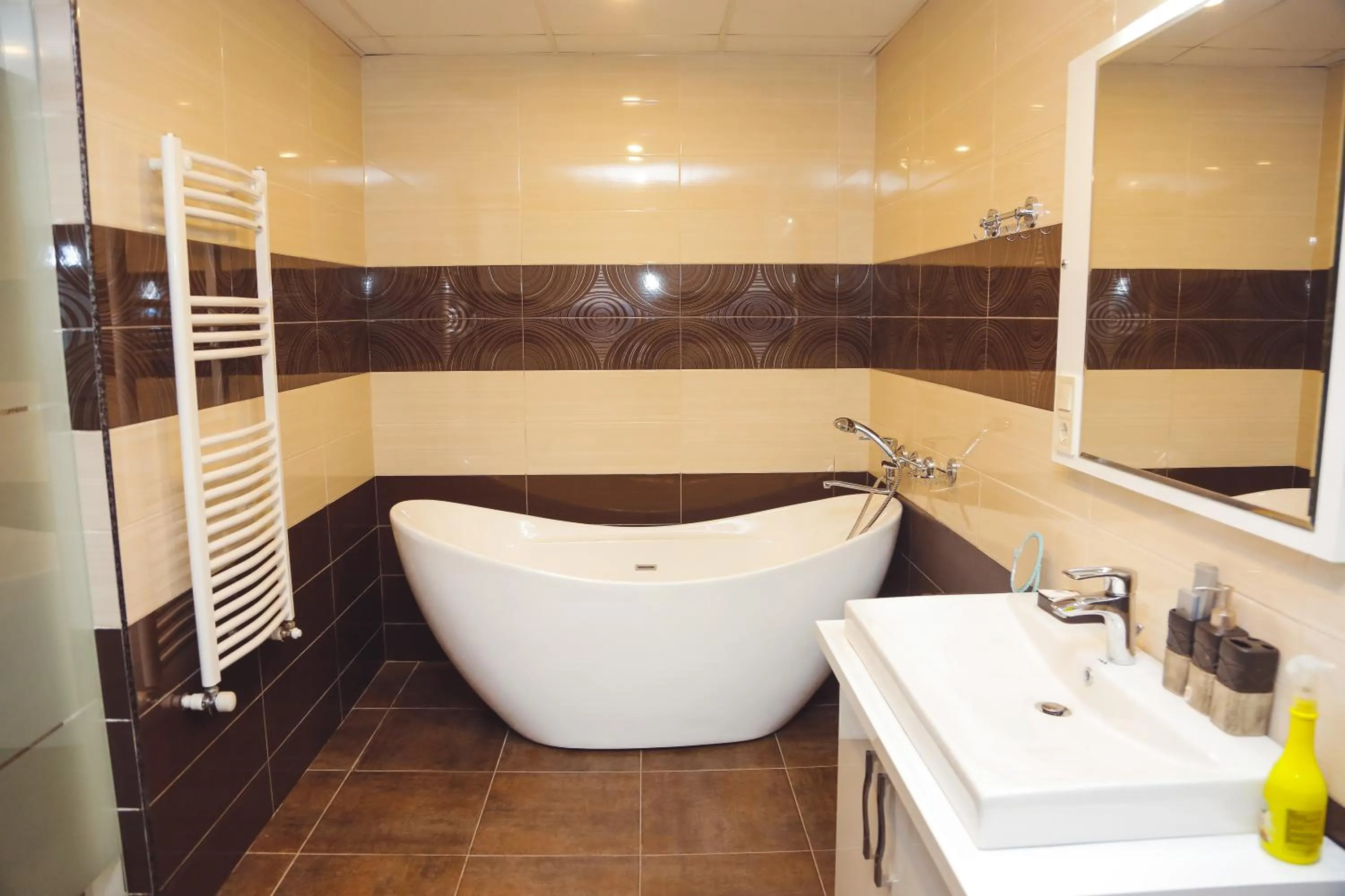 Bathroom in Hotel King David The Builder