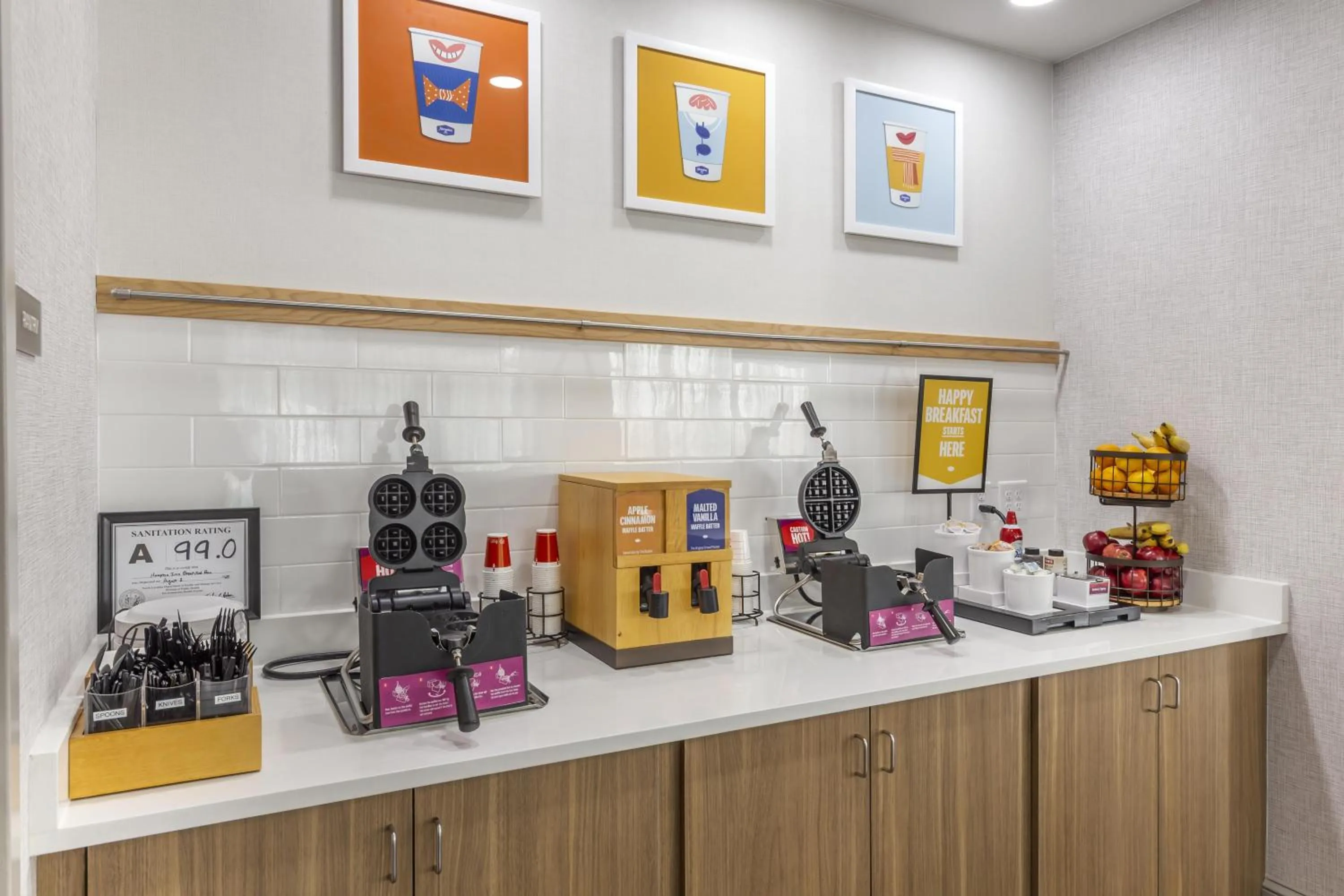 Breakfast in Hampton Inn New Bern