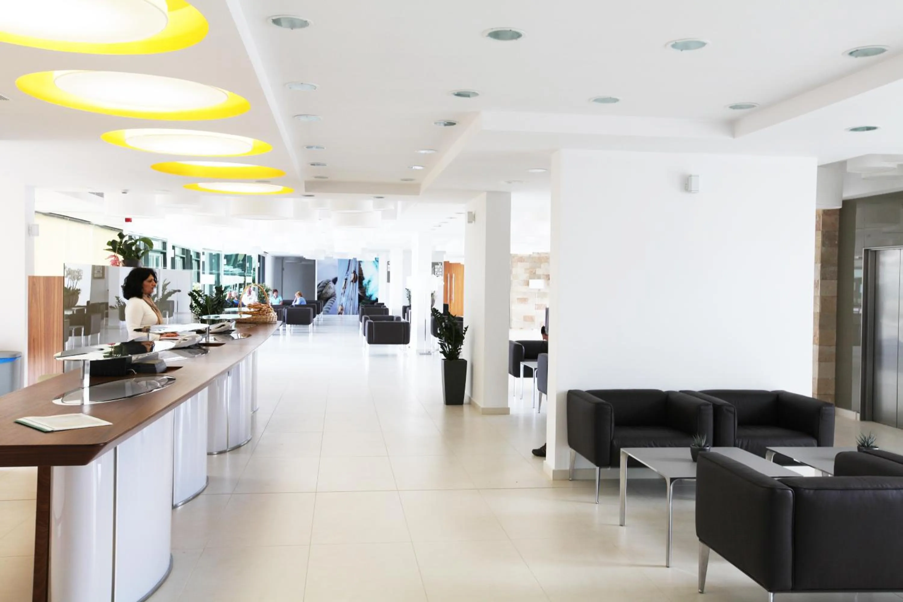 Lobby or reception in Alimounda Mare Hotel