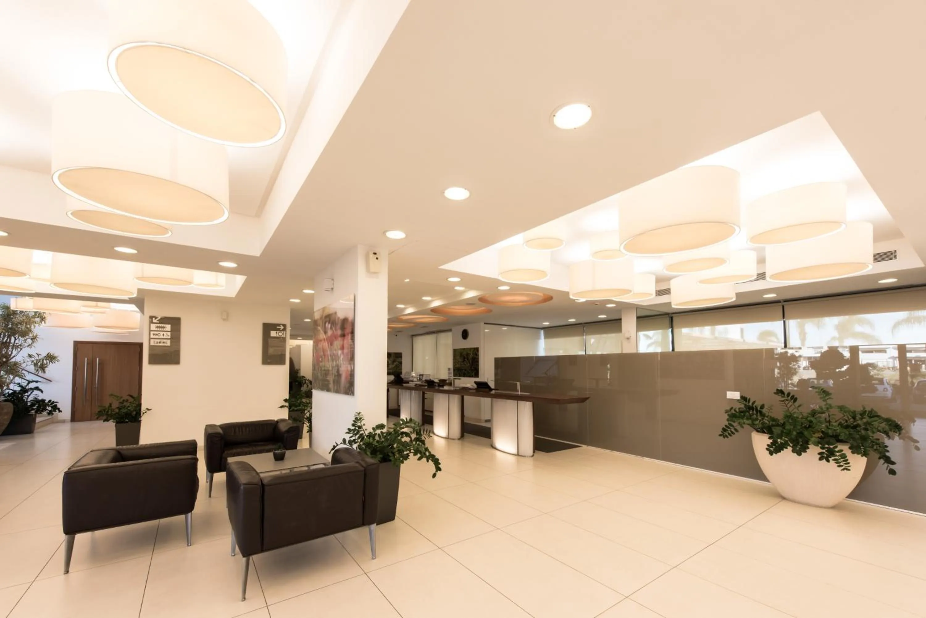 Lobby or reception in Alimounda Mare Hotel