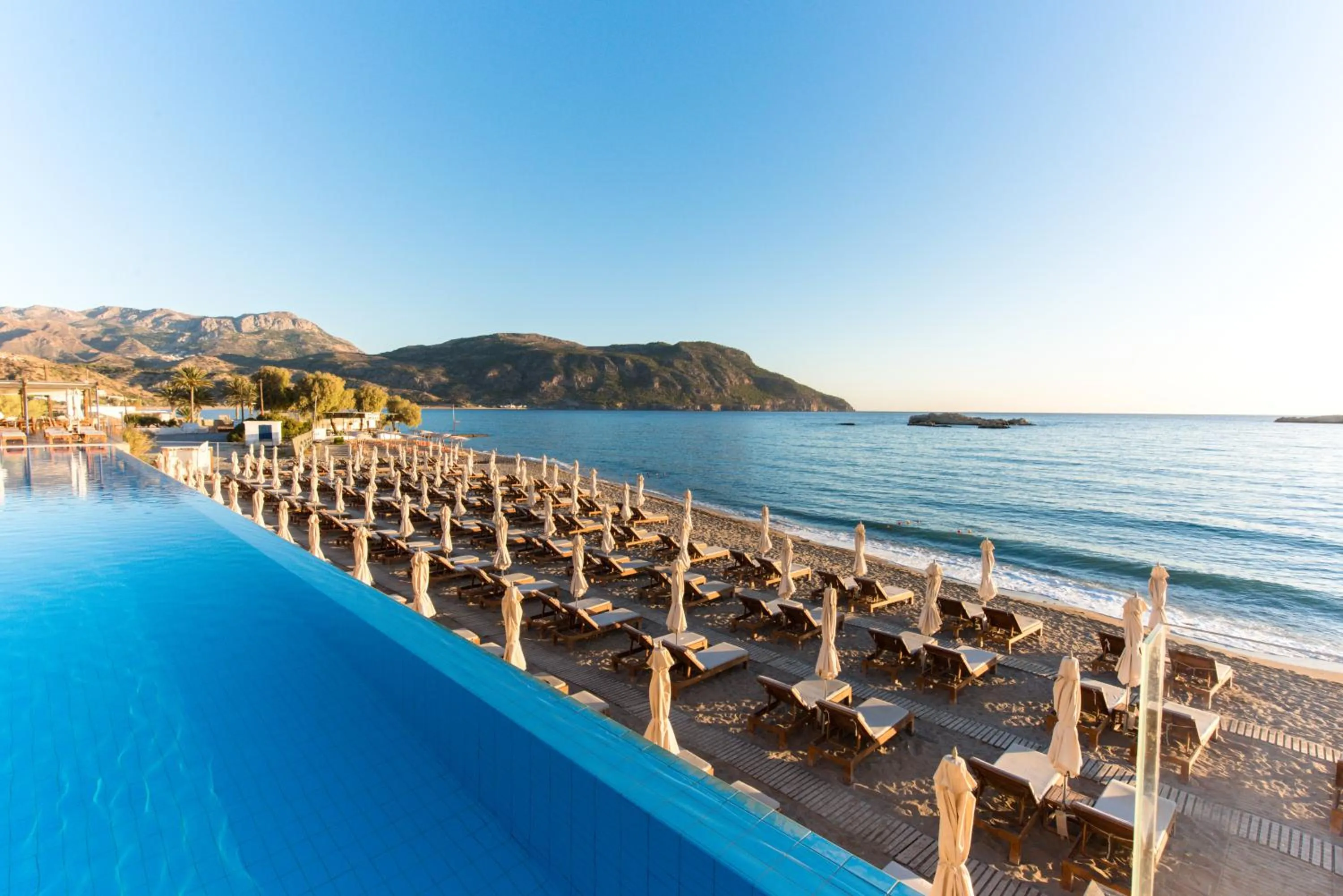 Swimming pool in Alimounda Mare Hotel