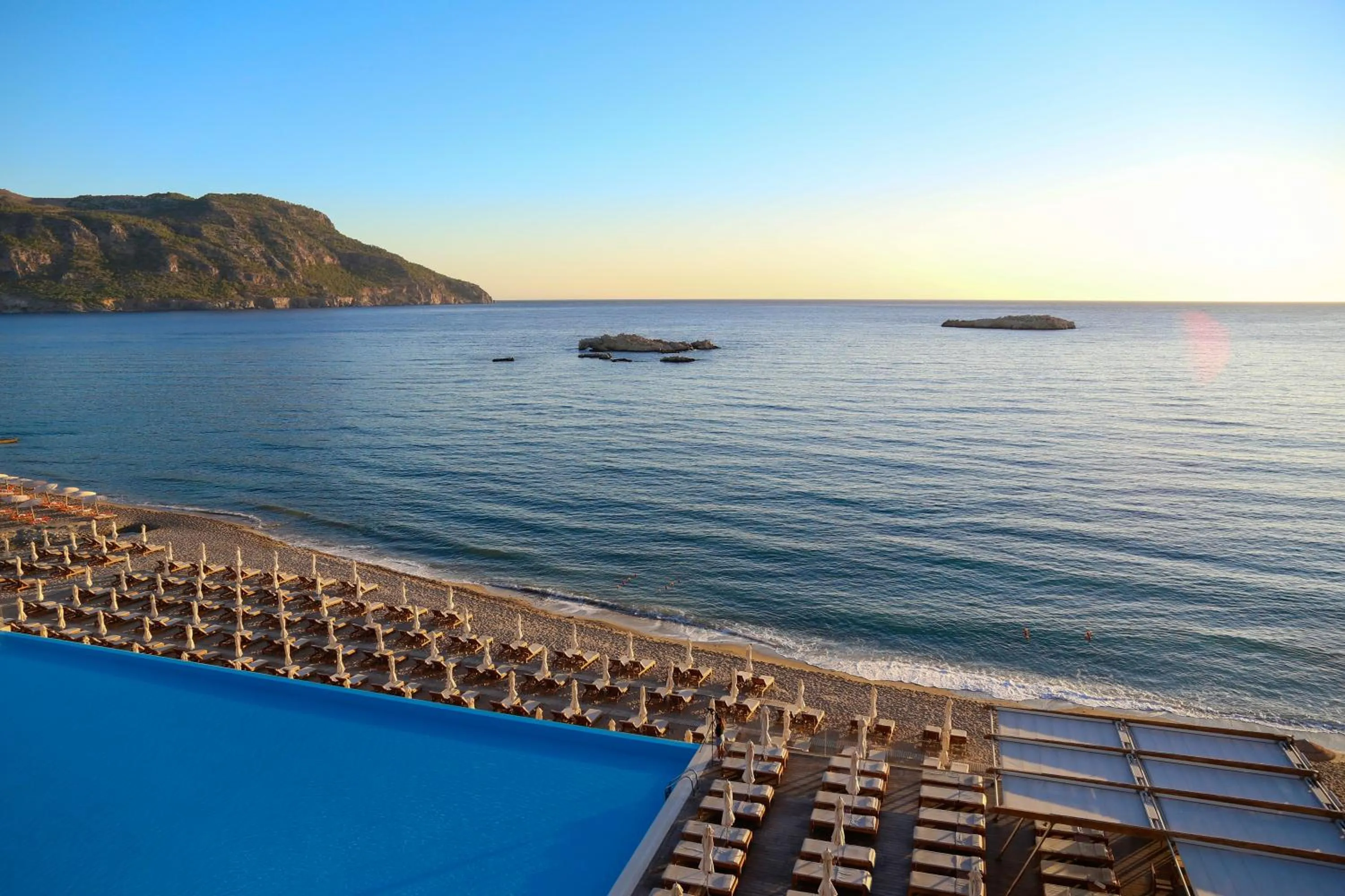 Swimming pool in Alimounda Mare Hotel