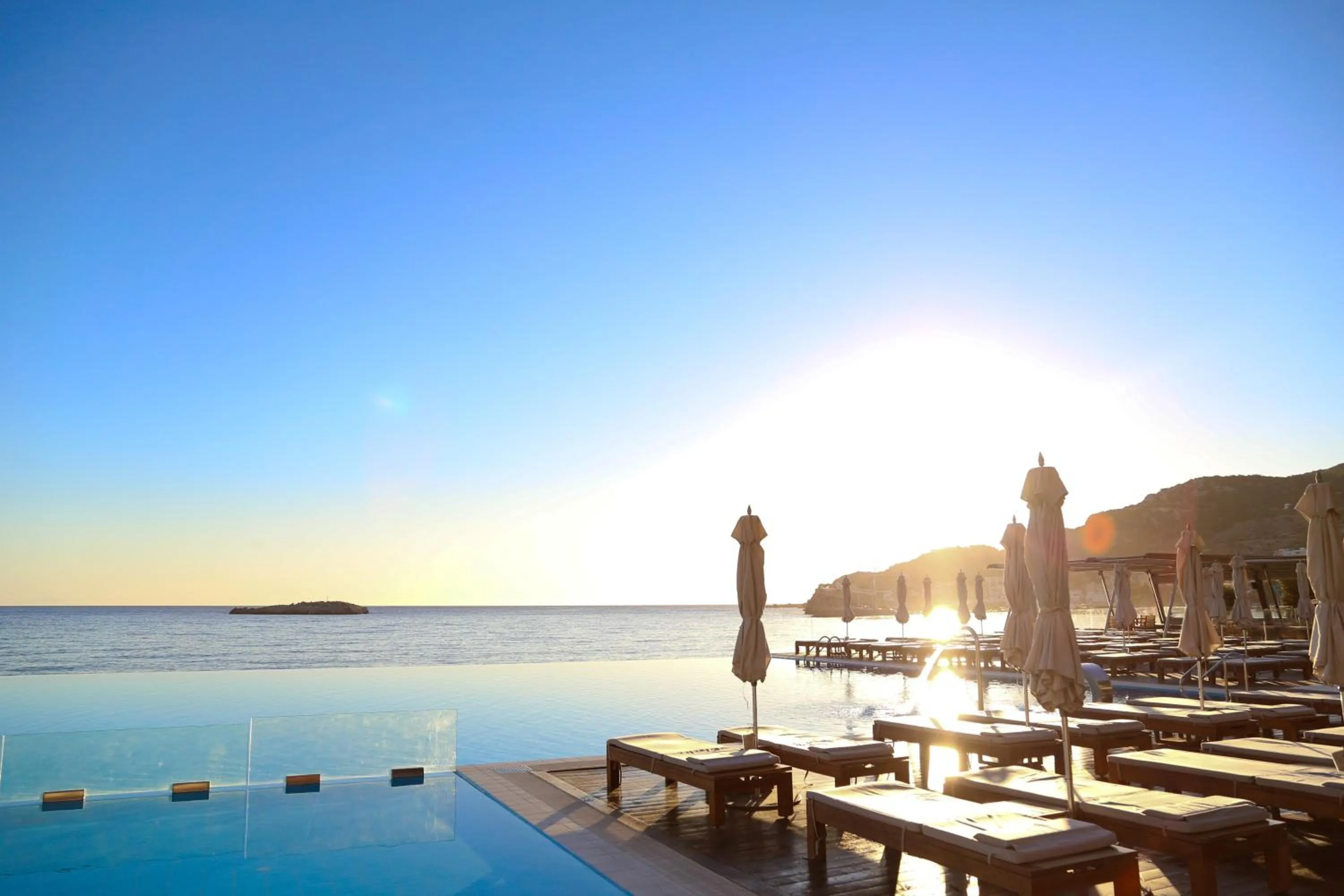 Swimming pool in Alimounda Mare Hotel
