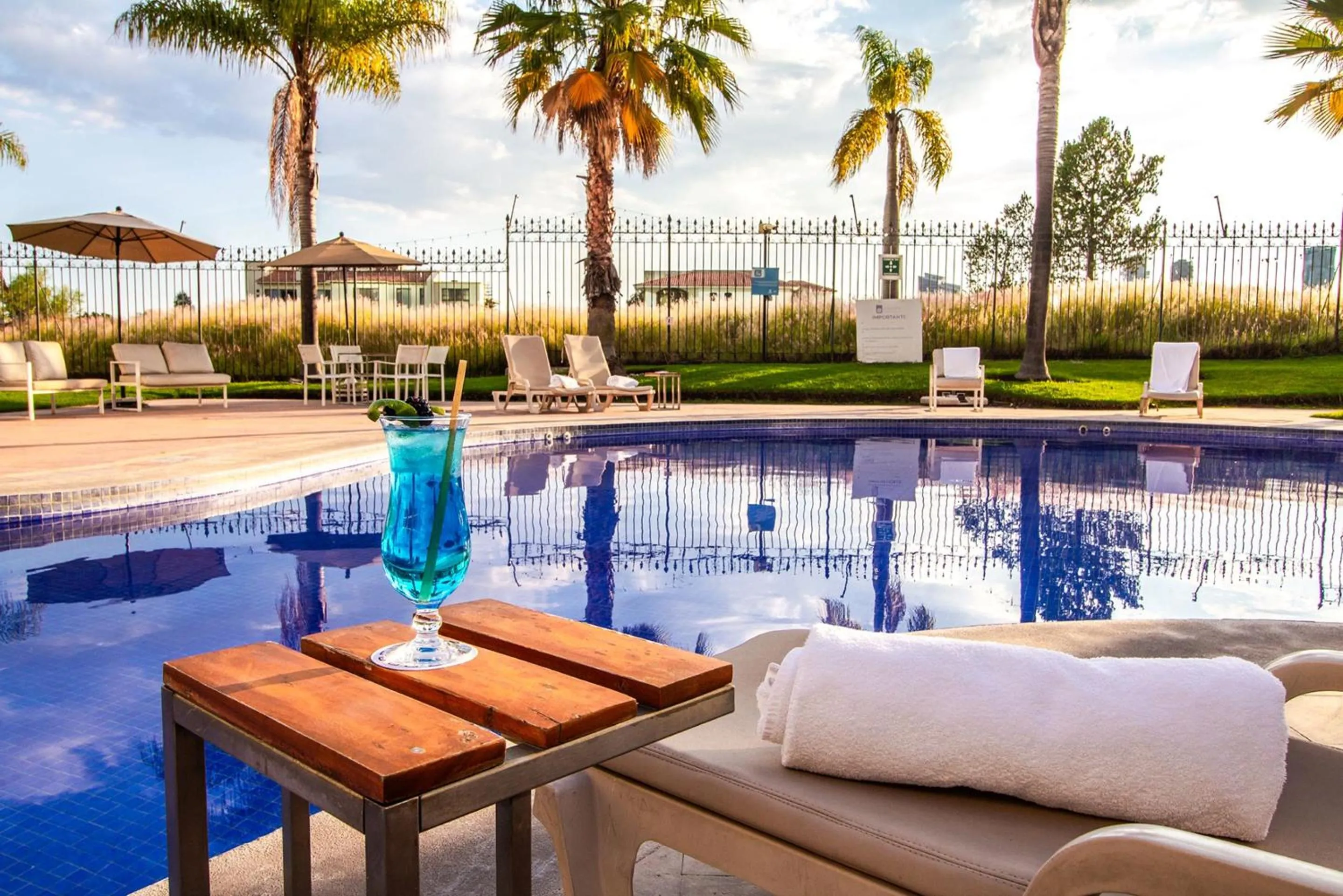 Swimming pool in Camino Real Puebla Angelopolis