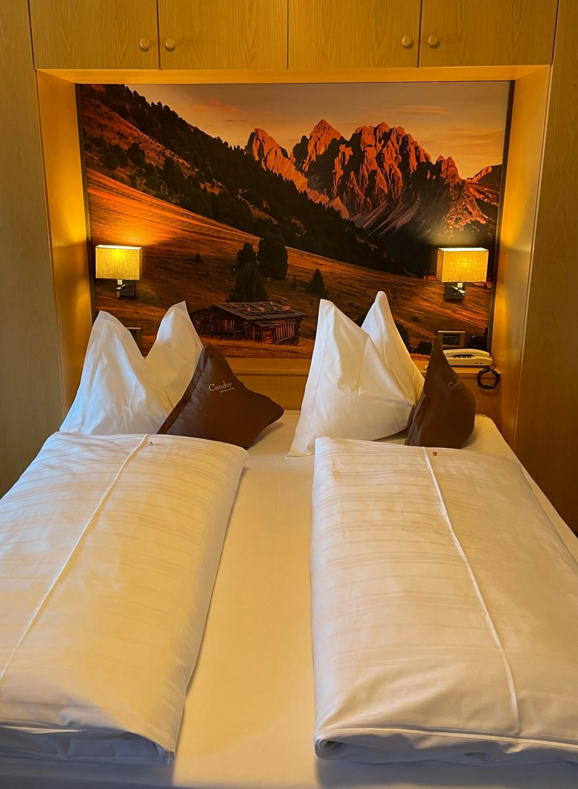 Bed in Hotel Condor