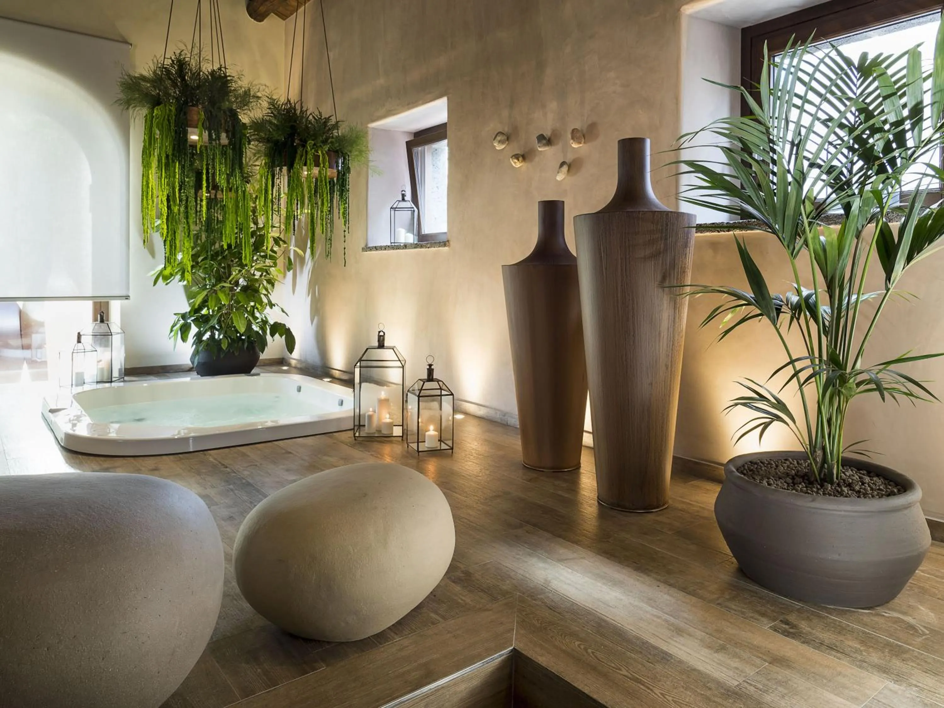 Hot Spring Bath in Relais San Giuliano