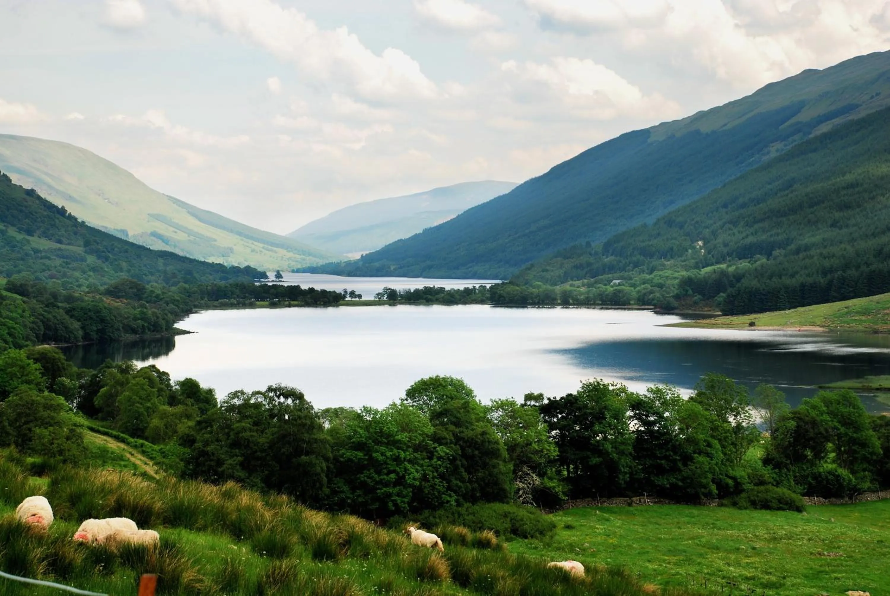 Lake view in Monachyle Mhor Hotel