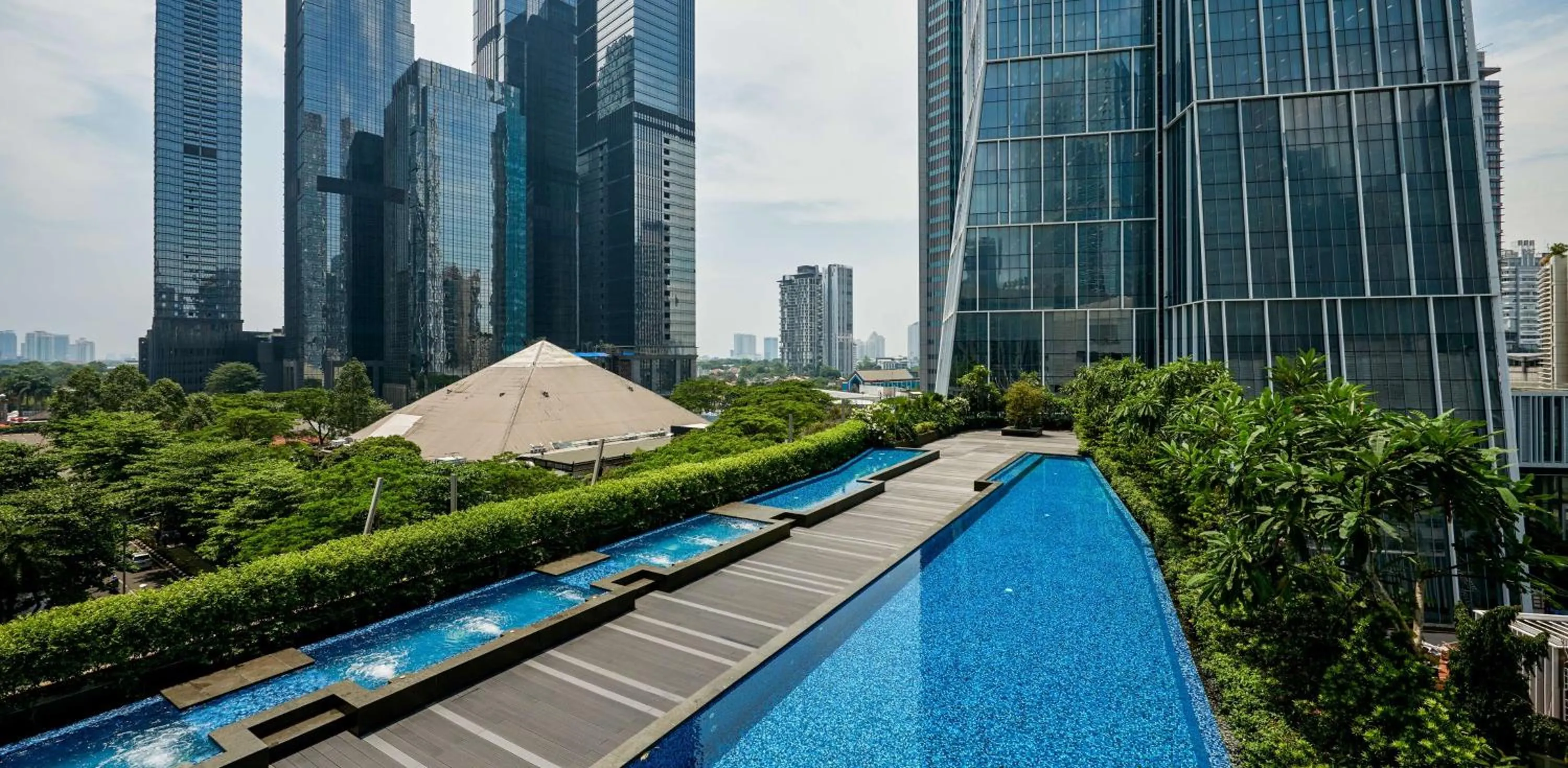 Swimming pool in Alila SCBD Jakarta