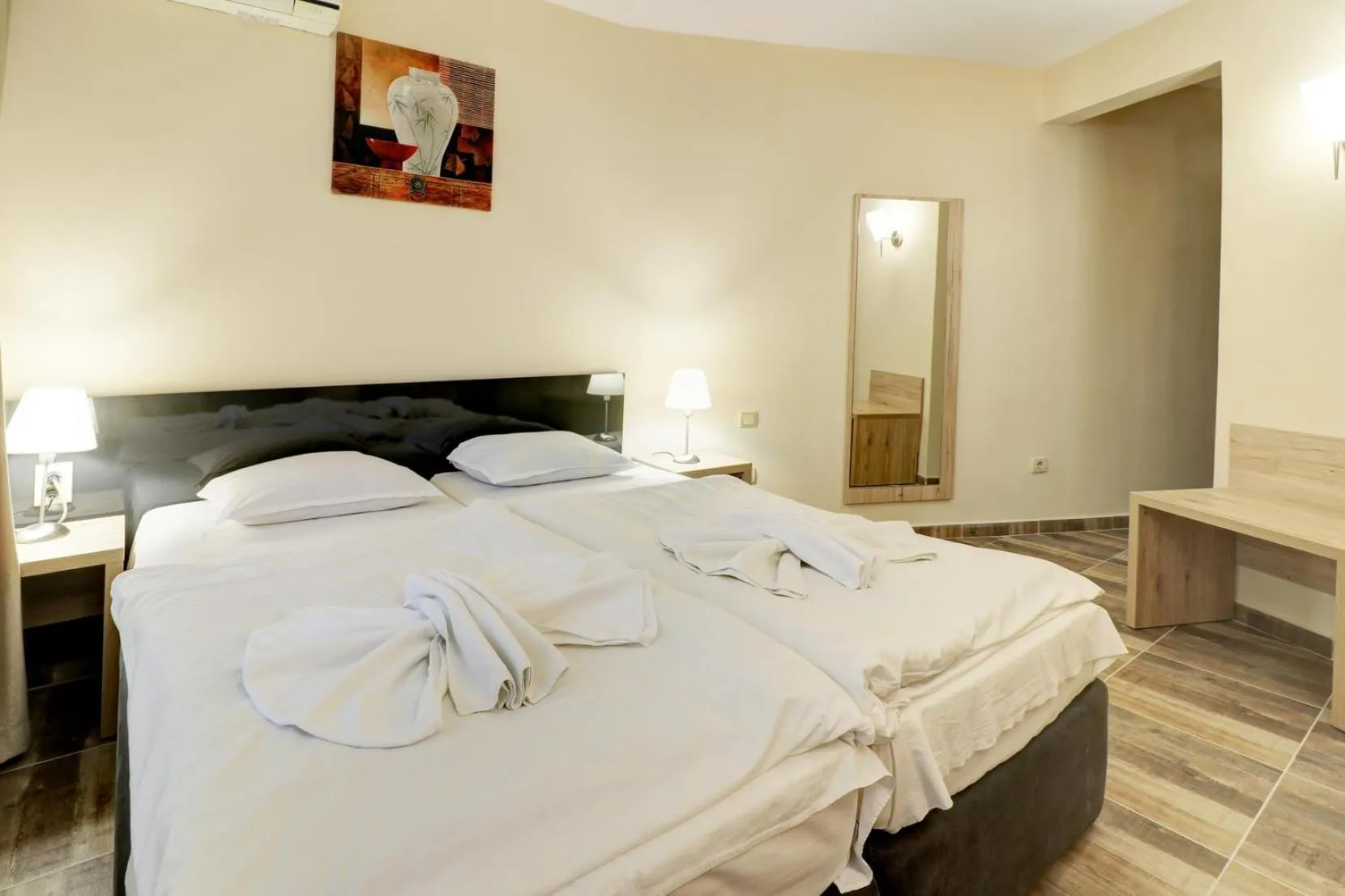 Bedroom, Bed in Family Hotel Jupiter