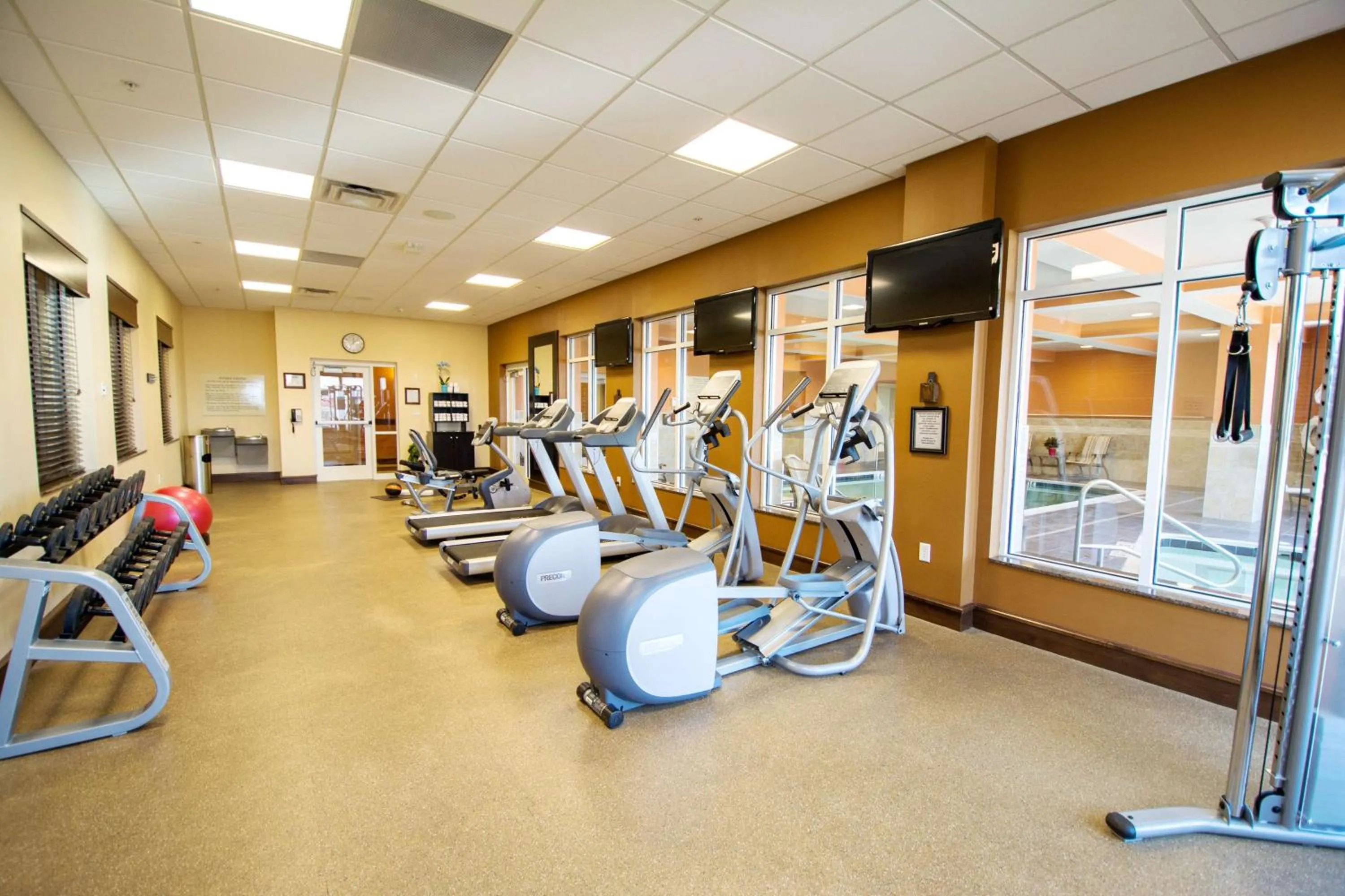 Fitness centre/facilities in Hilton Garden Inn Watertown