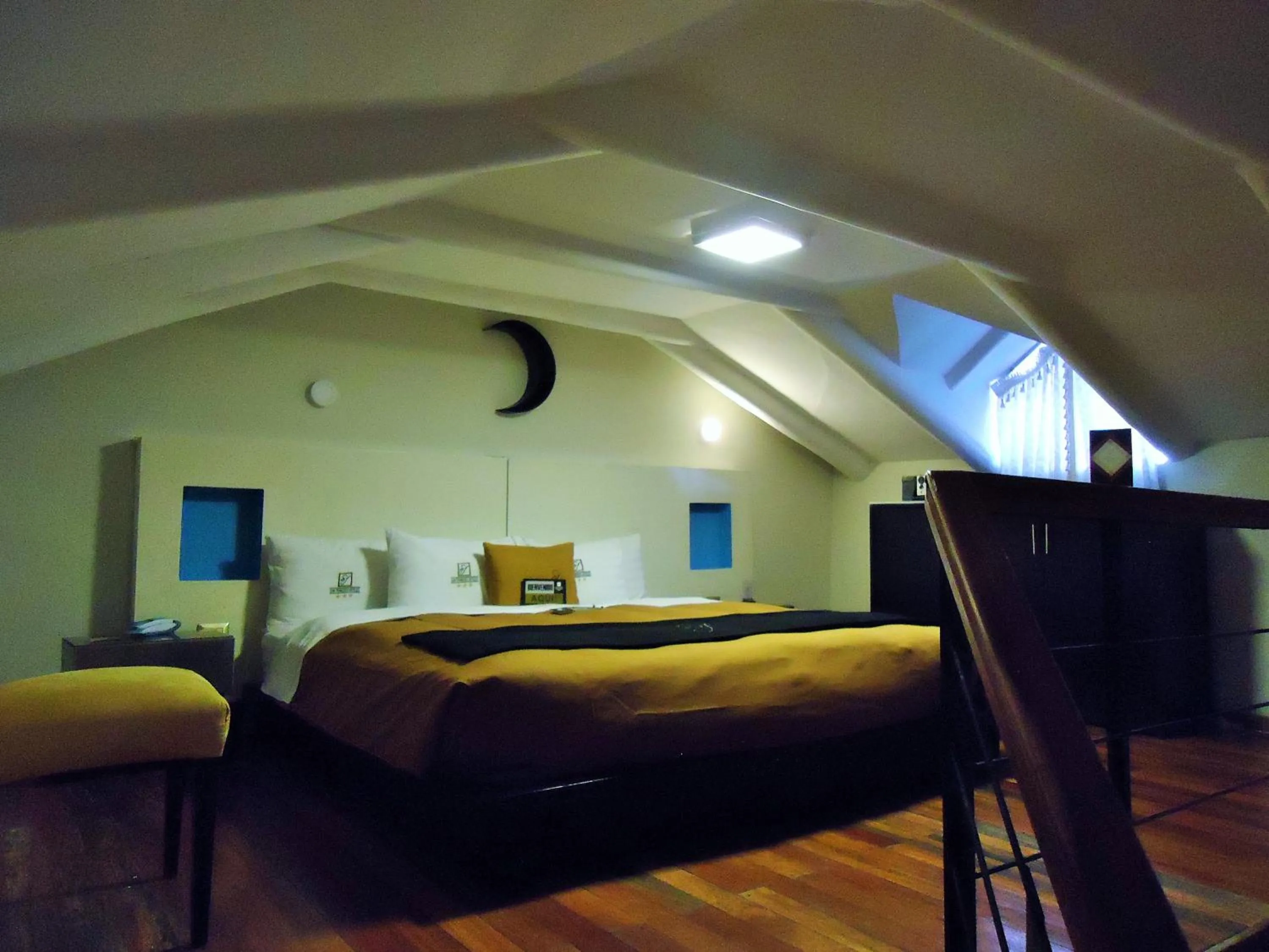 Bed in Hotel San Francisco Plaza