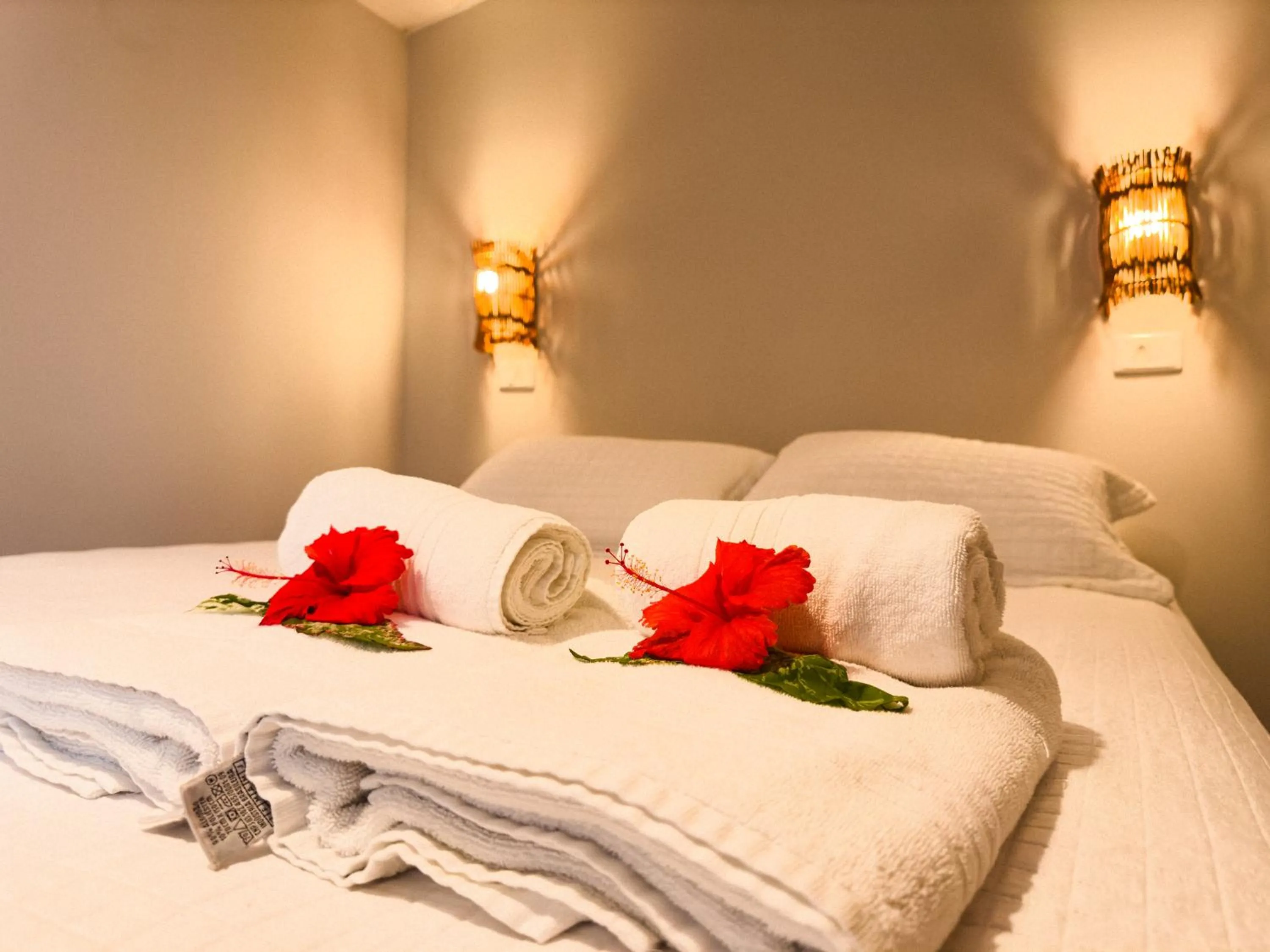 Bed in Pousada Ilha do Frade