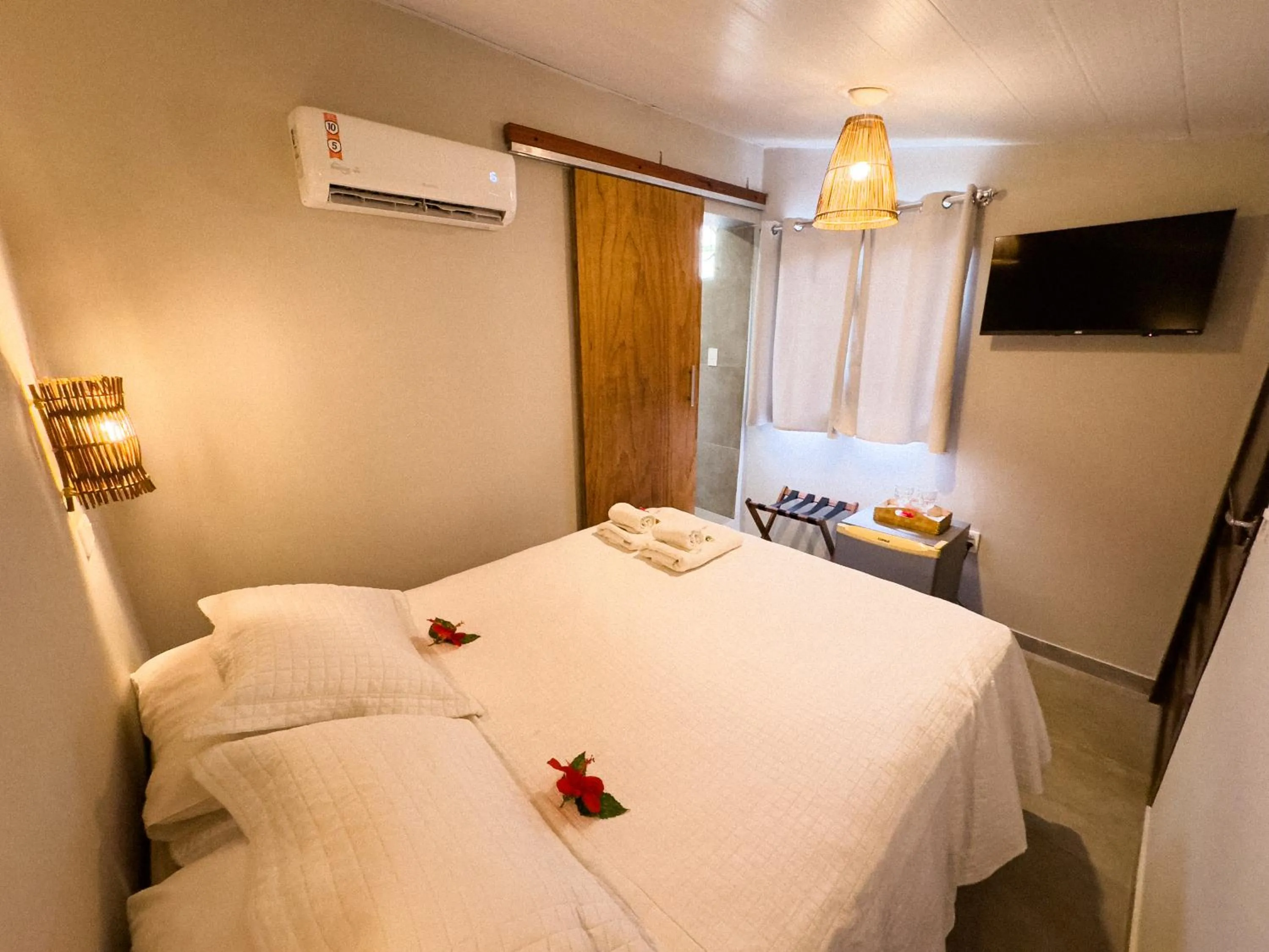 Bed in Pousada Ilha do Frade