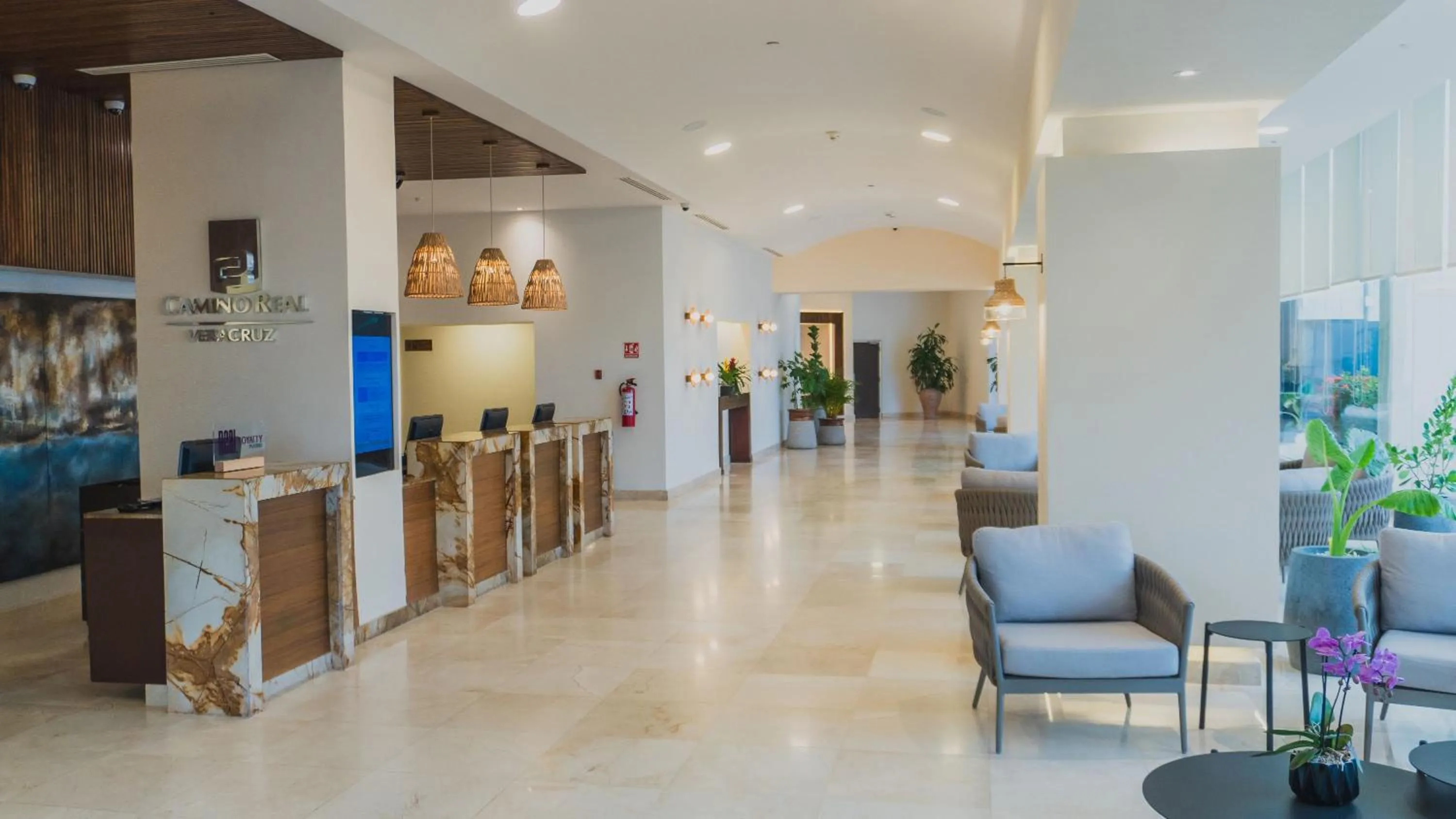 Lobby or reception in Camino Real Veracruz