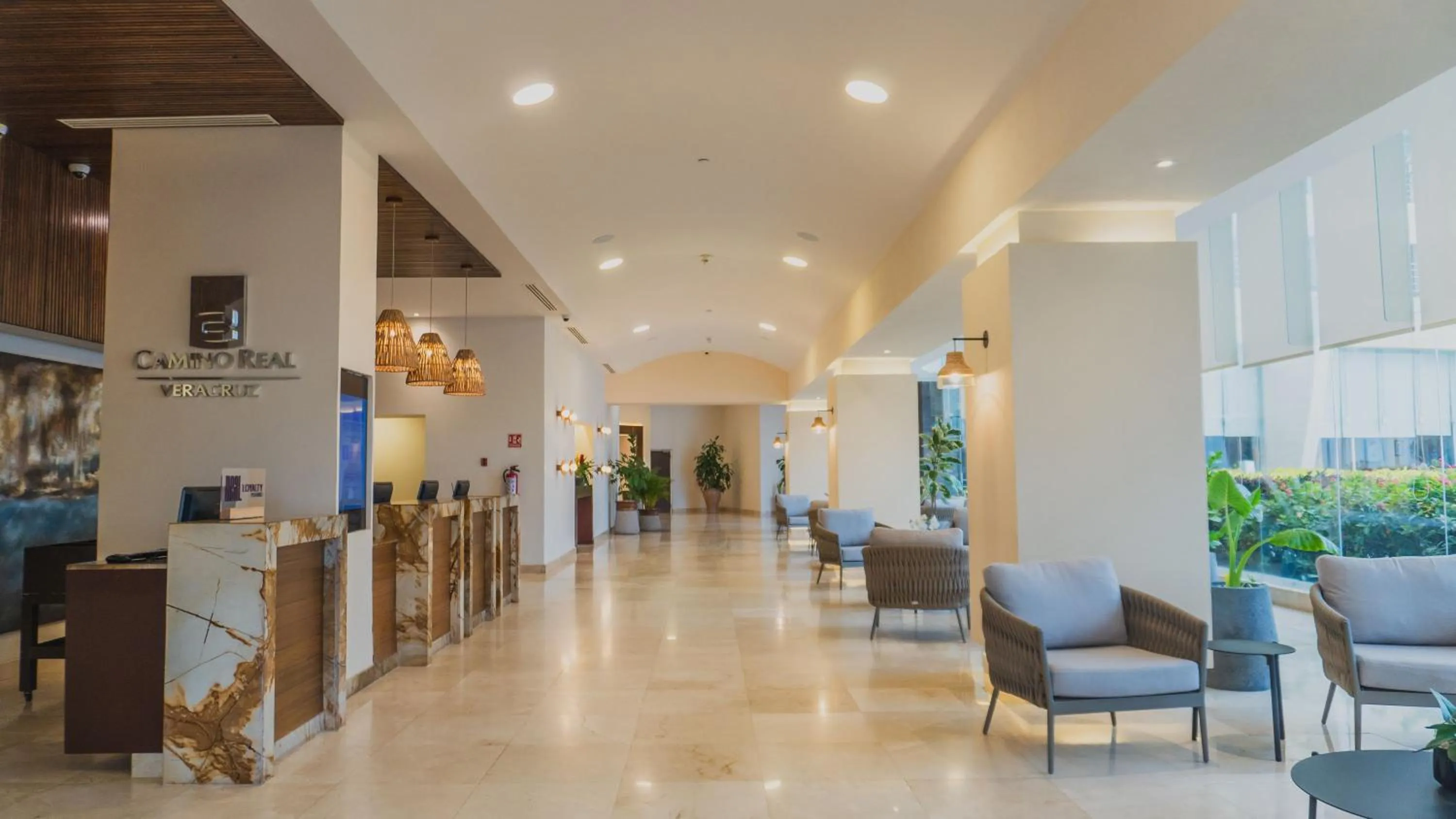 Lobby or reception in Camino Real Veracruz