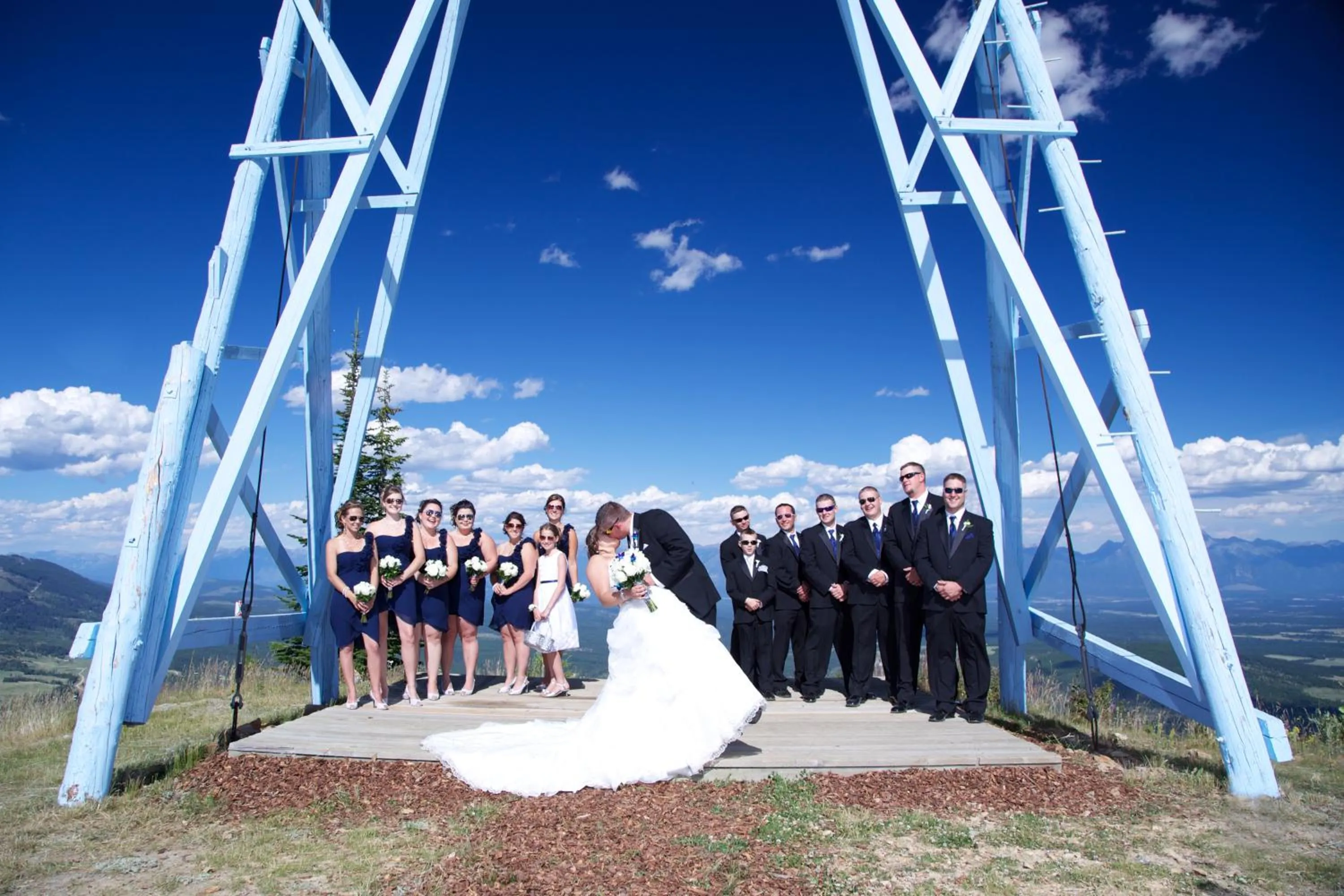 People in Trickle Creek Lodge