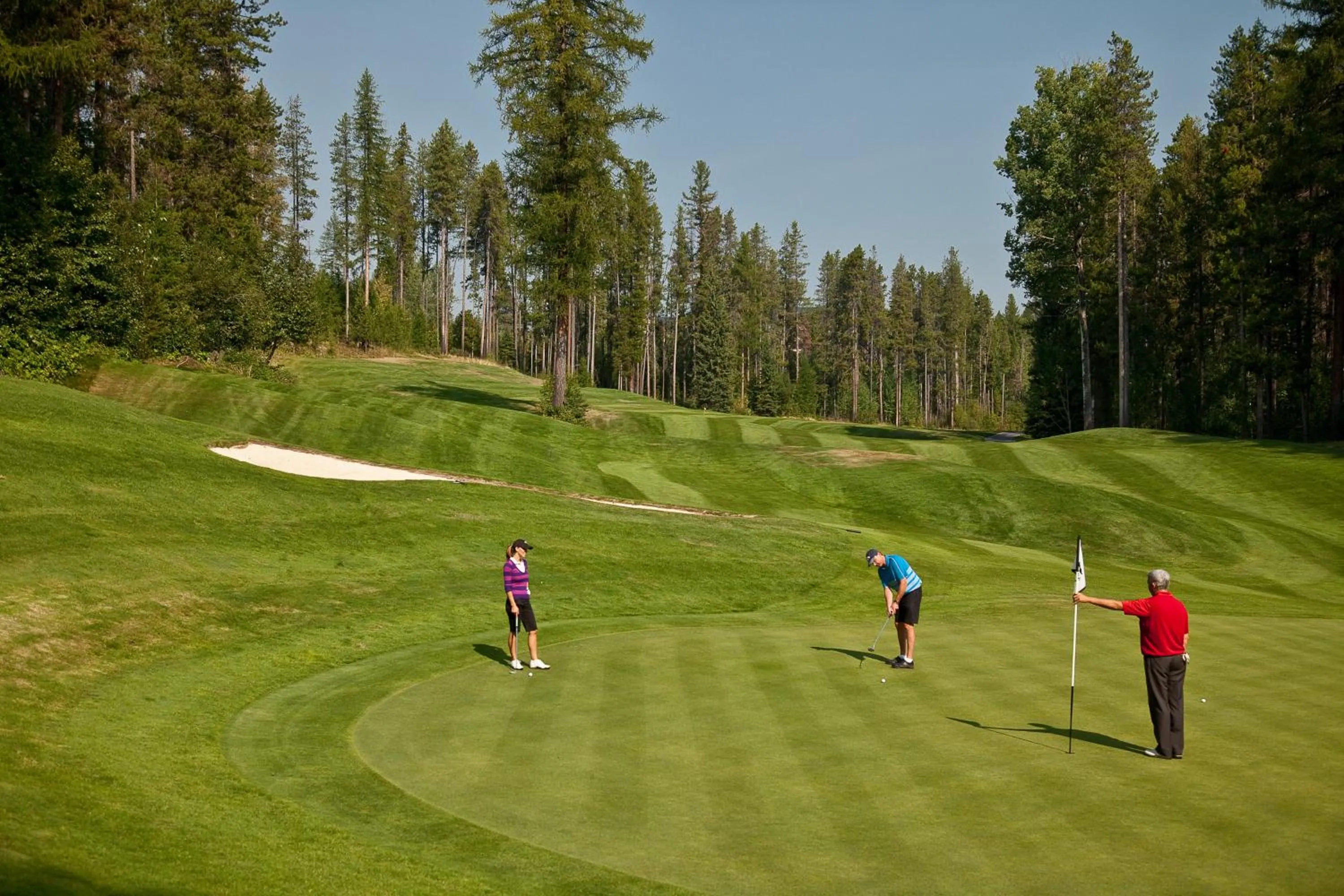 Golfcourse in Trickle Creek Lodge