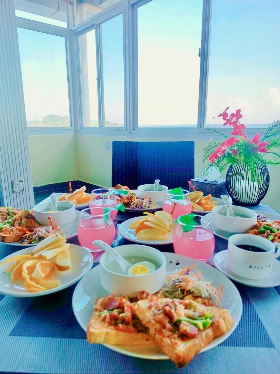 Breakfast in Ocean Star Hotel