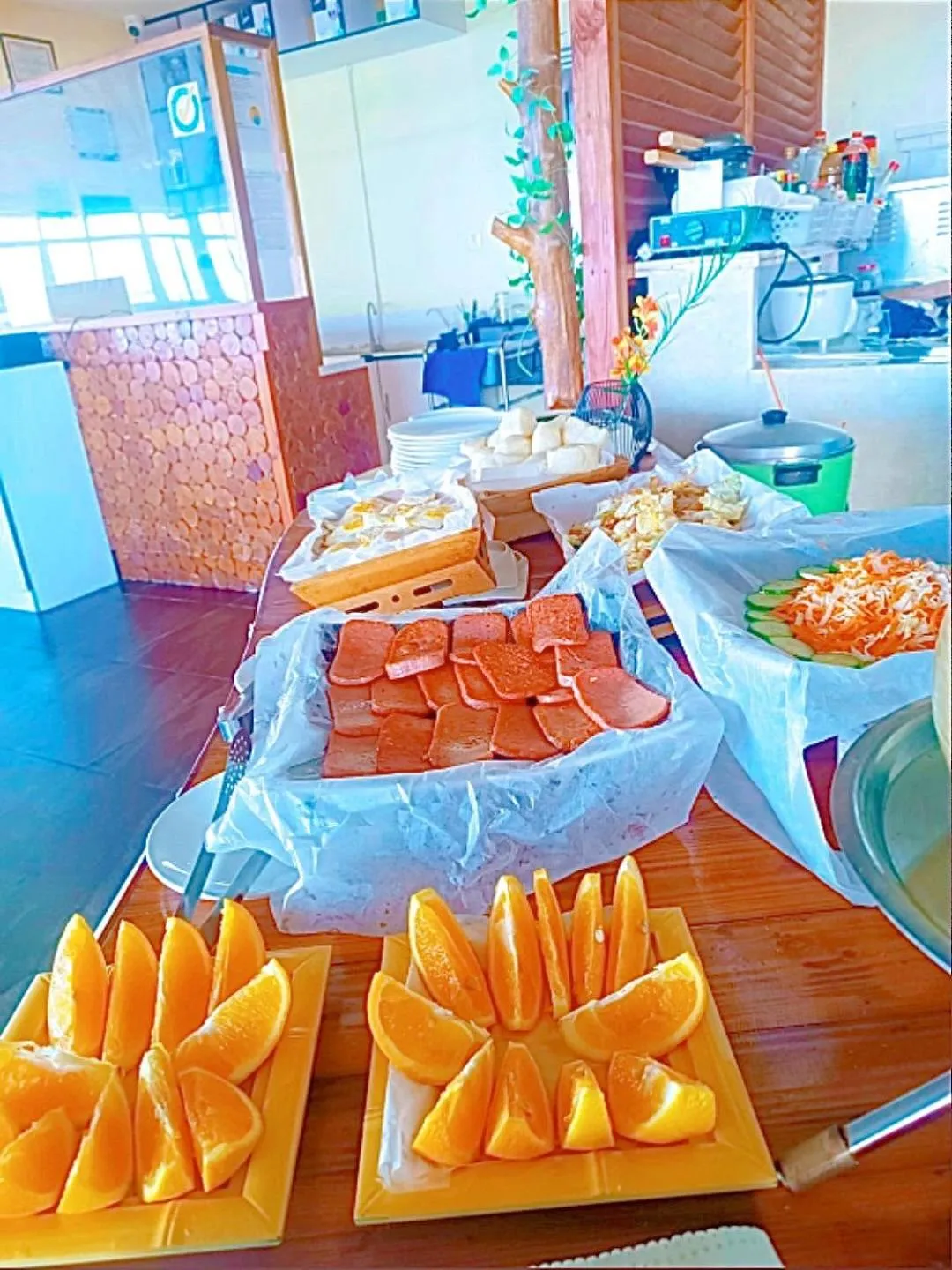 Breakfast in Ocean Star Hotel