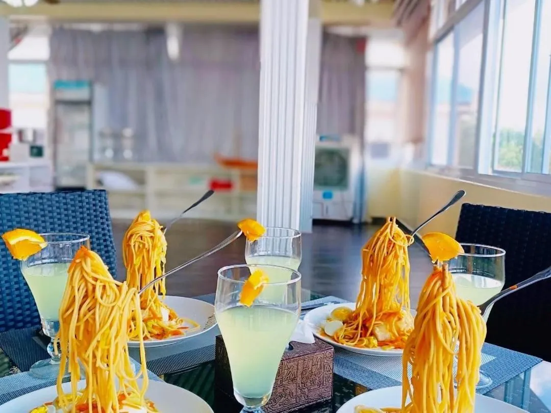 Breakfast in Ocean Star Hotel